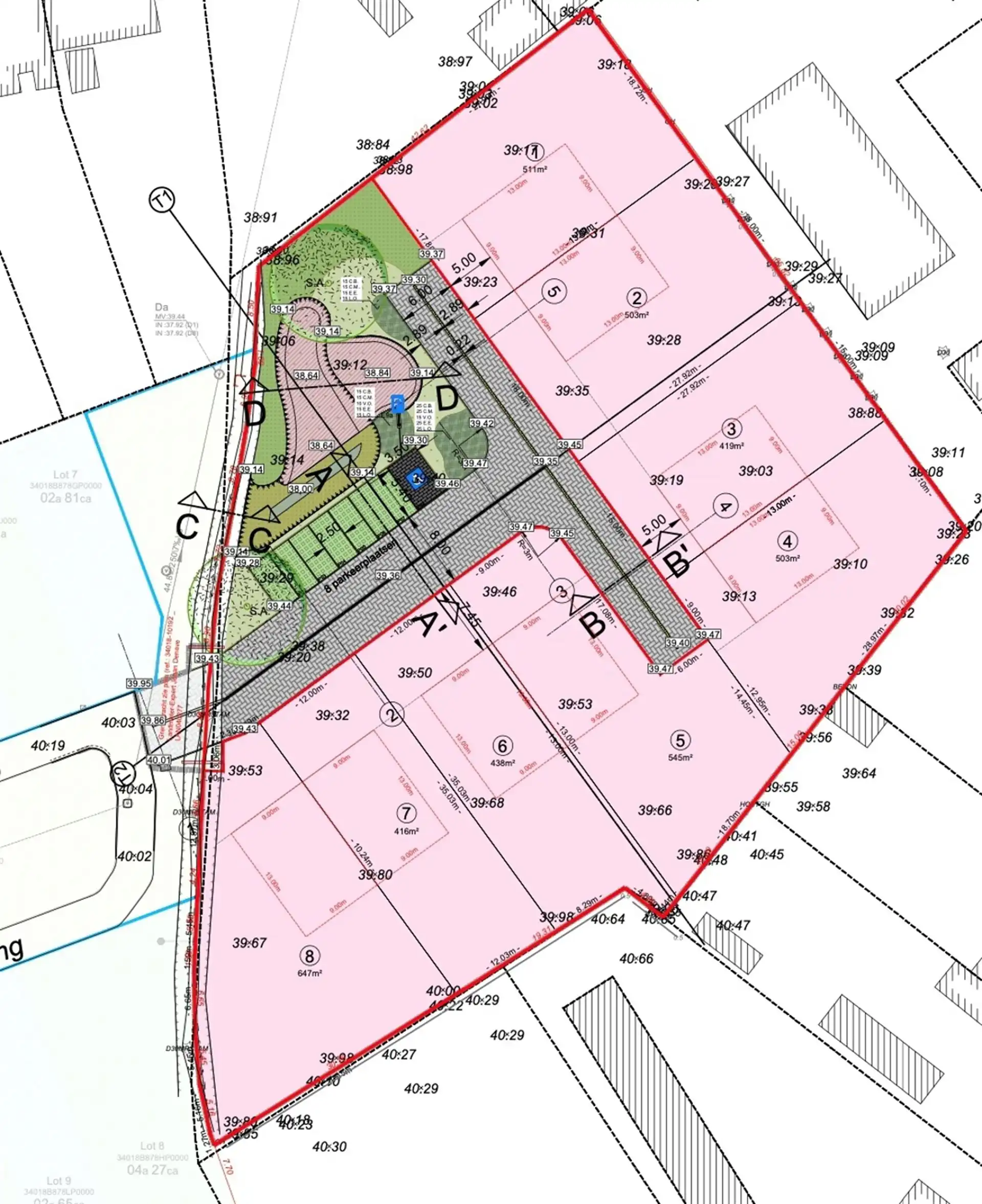 Goedgekeurde VERKAVELING voor 8 loten foto 3