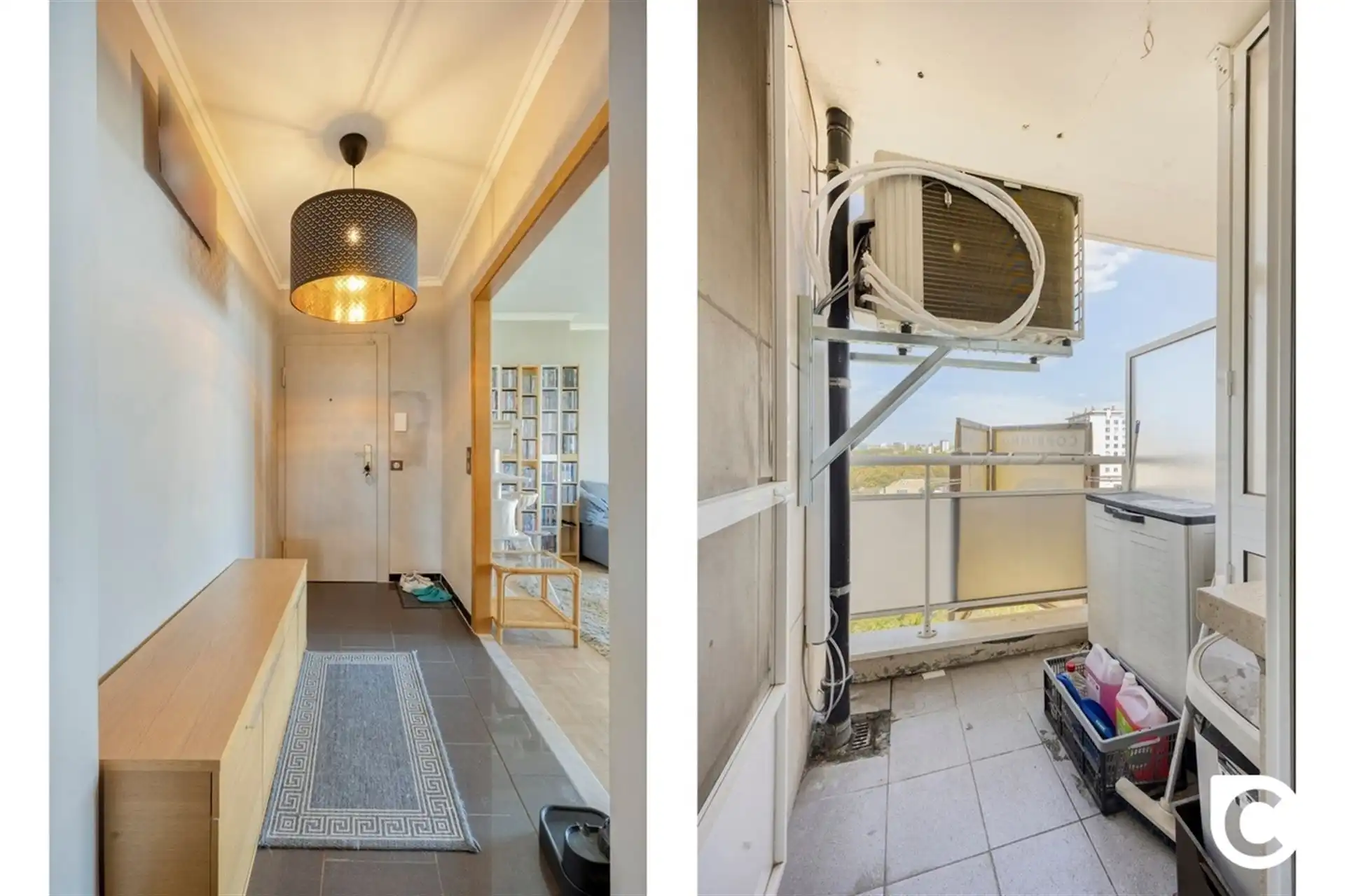 Lichtrijk 2 slpk app met airco en zicht op de Antwerpse skyline! foto 4