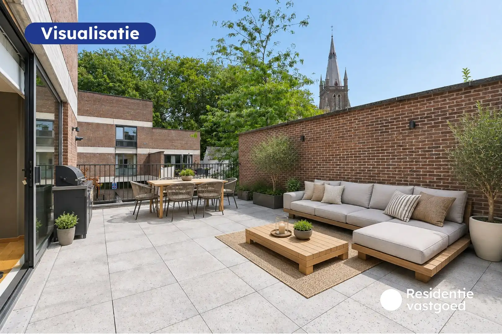 Ruim appartement met staanplaats en terras (46 m²!) aan het Koningin Astridpark foto 7