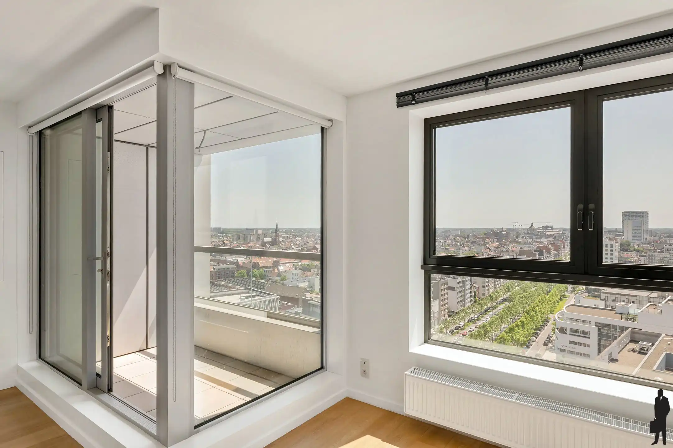 Exclusief wonen met adembenemend panoramisch uitzicht in hartje Antwerpen foto 8