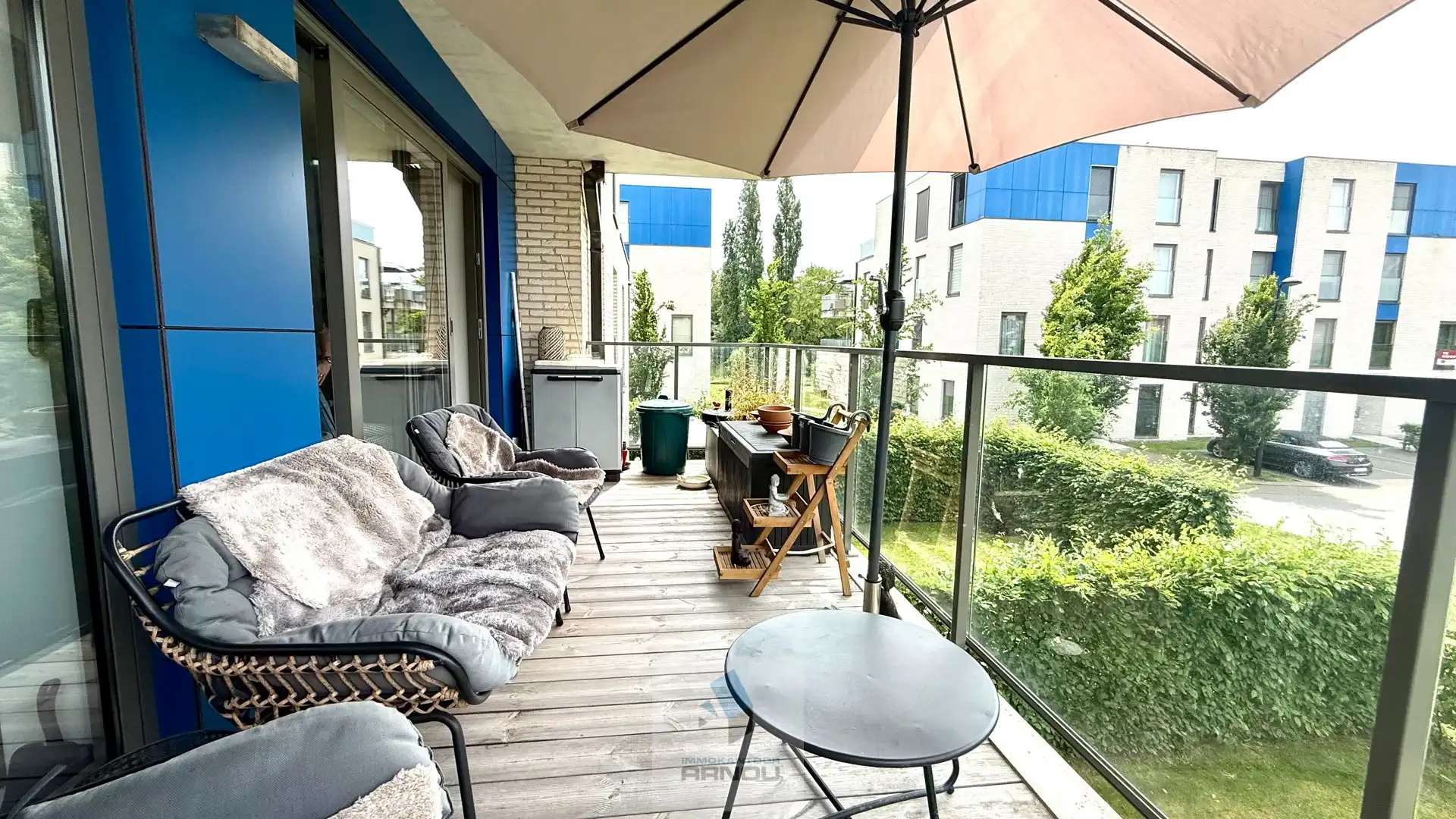 Comfortabel appartement met 2 slaapkamers, zonnig terras, privatieve autostandplaats en lateraal Leiezicht foto 17
