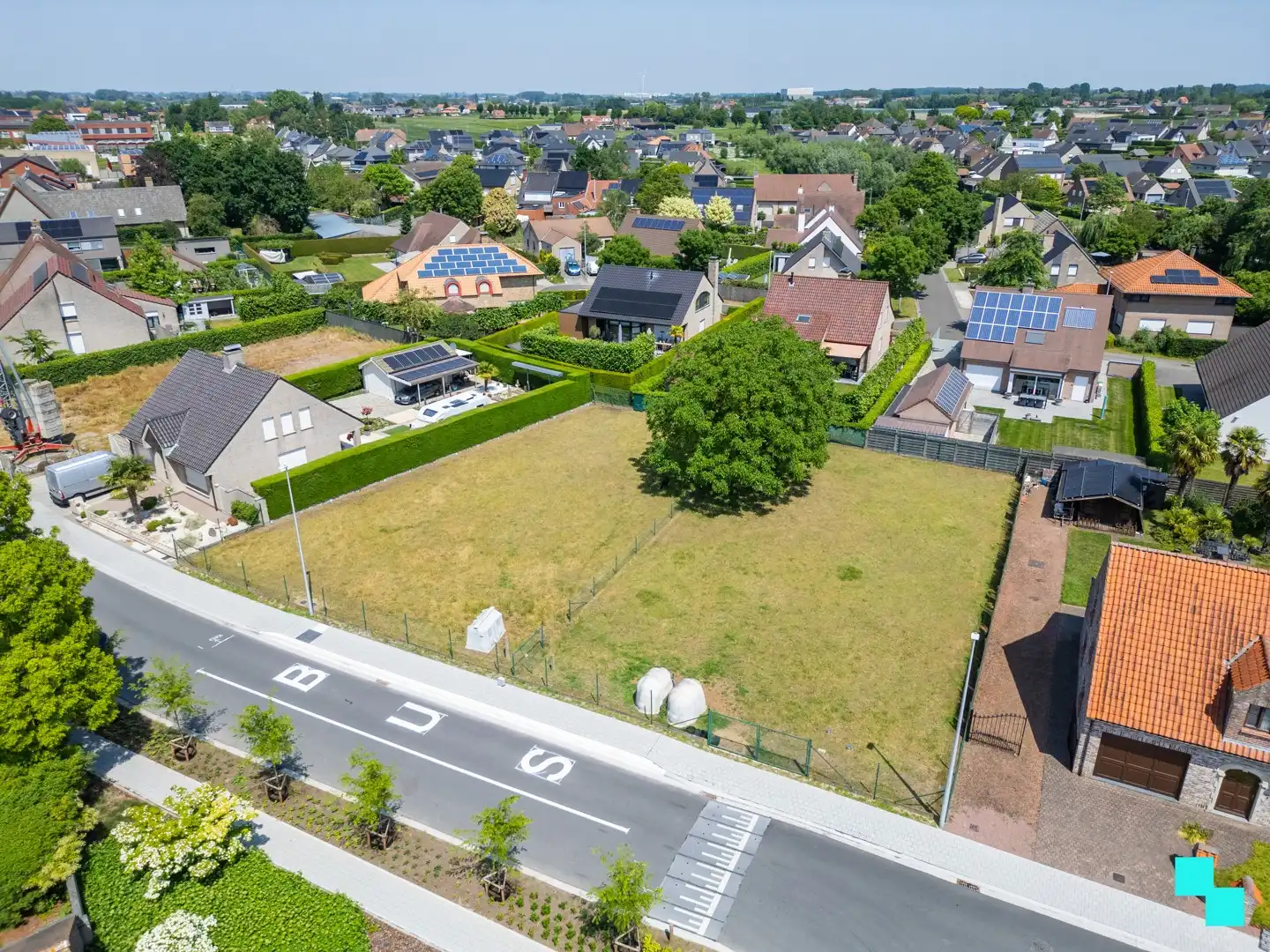 Aantrekkelijk gelegen bouwgrond te Kachtem van 665m² voor open bebouwing foto 2