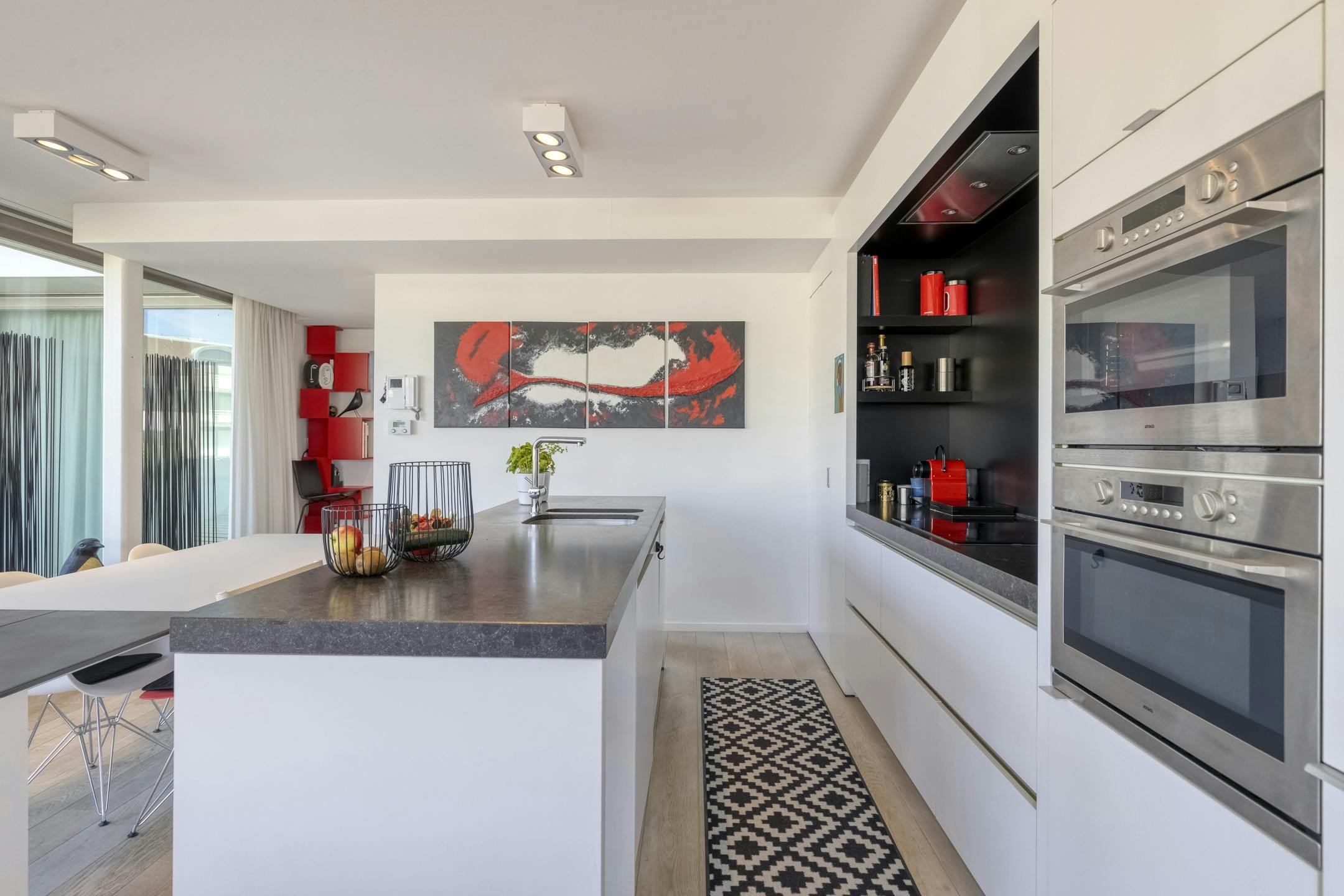 Modern appartement van Rietveld vlakbij zee in Sint-Idesbald foto 7