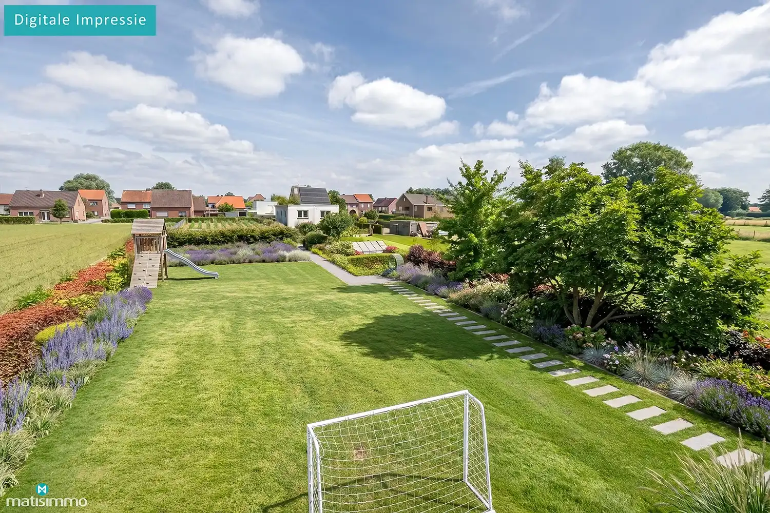 VERRASSEND RUIME, VRIJSTAANDE WONING MET MULTIFUNCTIONELE RUIMTE (TANDARTSPRAKTIJK), DUBBELE GARAGE EN RUIME ZUIDWEST-GEORIENTEERDE TUIN IN VAL-MEER foto 46