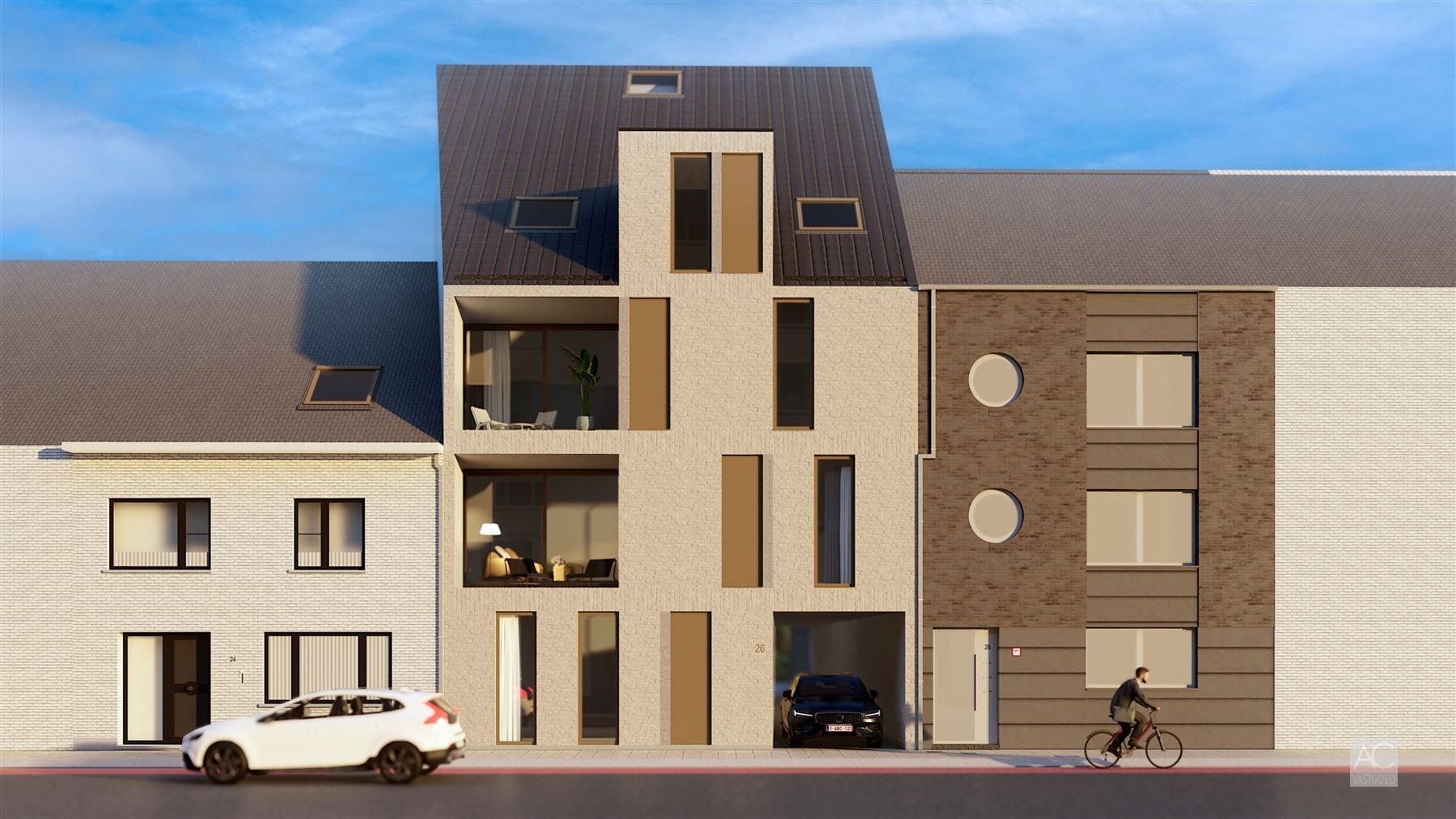 Gelijkvloersappartement met 2 slaapkamers foto {{pictureIndex}}