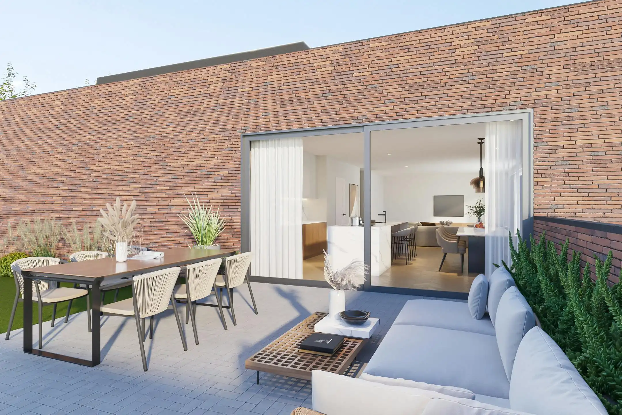 Nieuwbouwproject in Genk met 3 woningen en 5 appartementen foto 3