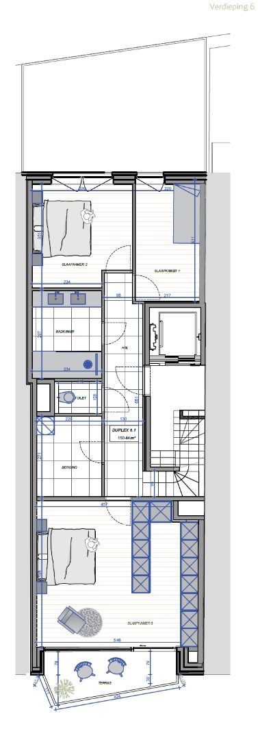 Nieuwbouw duplex appartement  foto 2