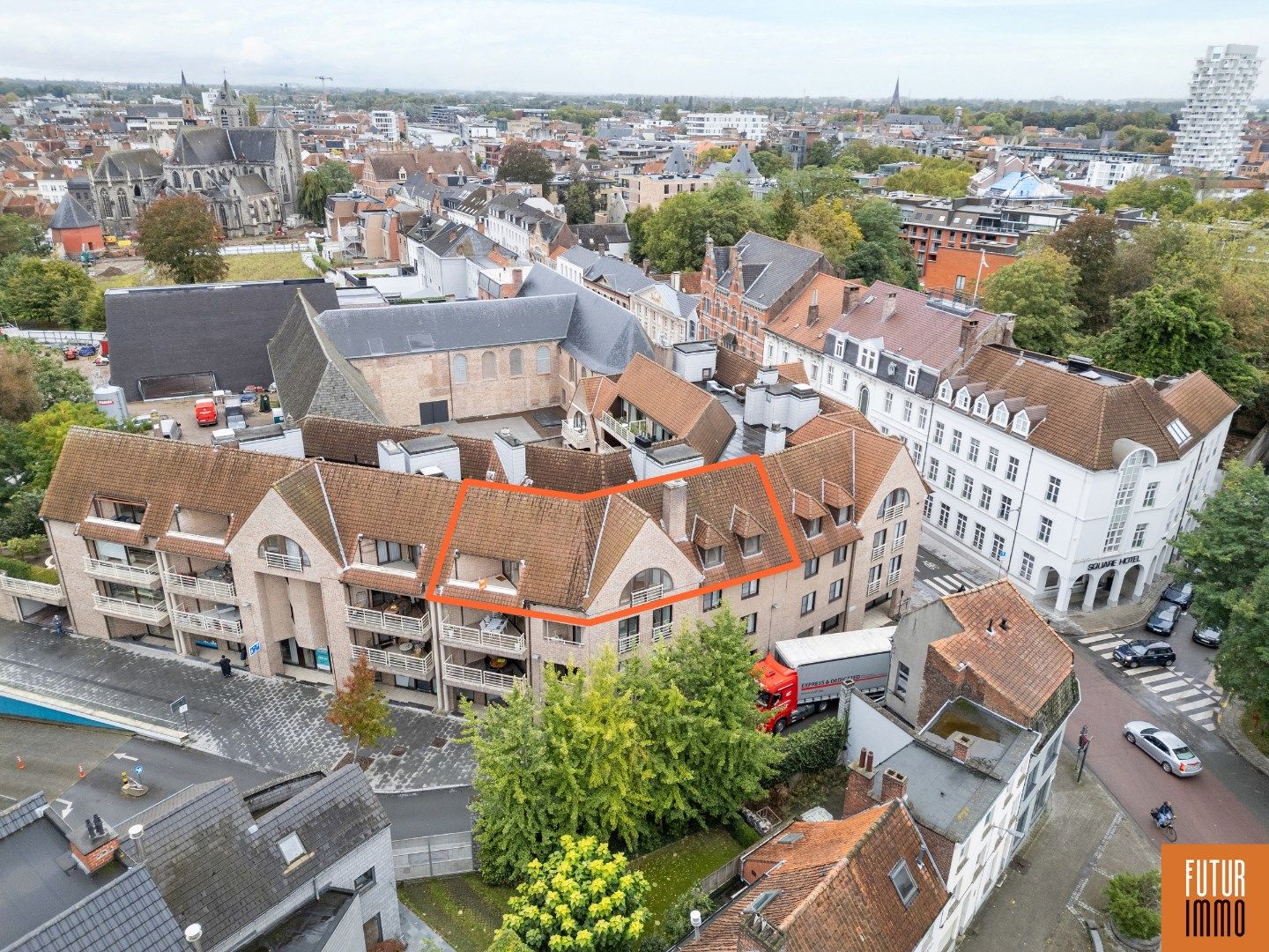 Instapklare penthouse mét parking op de Houtmarkt foto 1