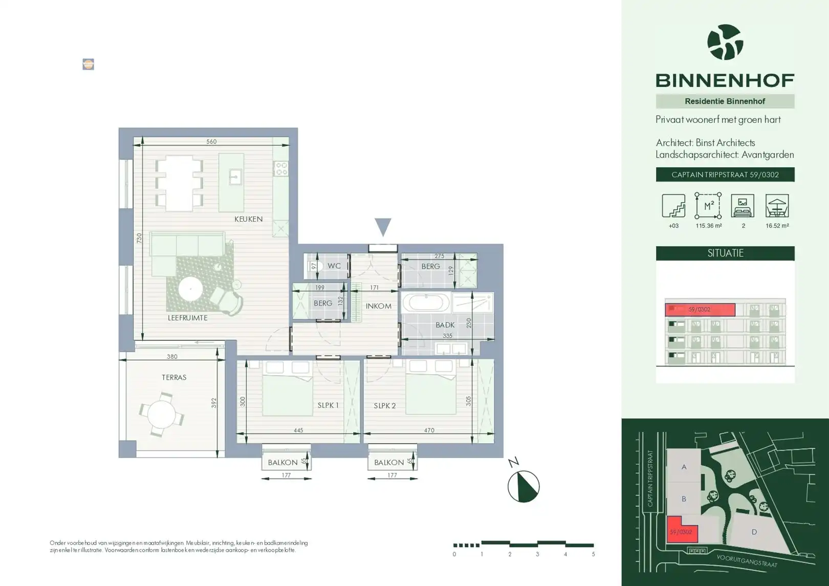 Exclusief penthouse met twee slaapkamers en meerdere buitenruimtes foto 9