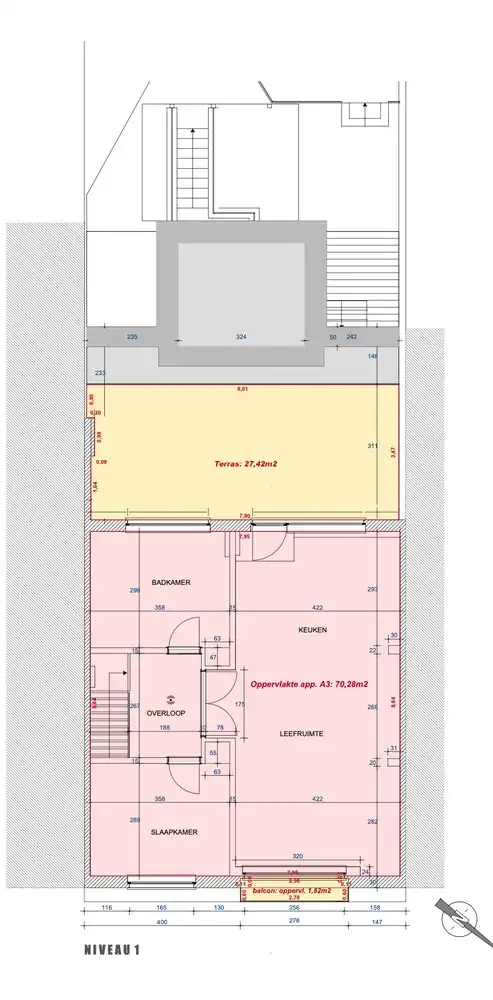 Genk, Nieuwe Kuilenweg 57 - Appartement met 1 slaapkamer, ruim terras, garagebox en autostaanplaats. foto 13