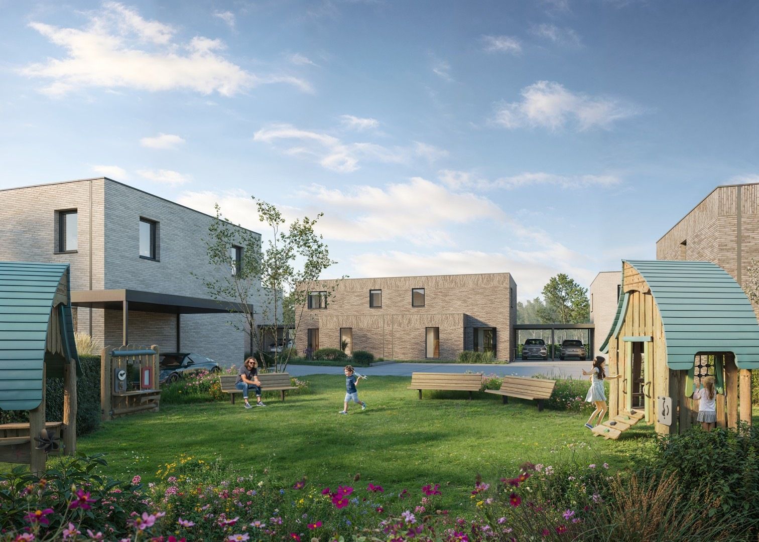 Energiezuinige open bebouwing met grote tuin foto 2