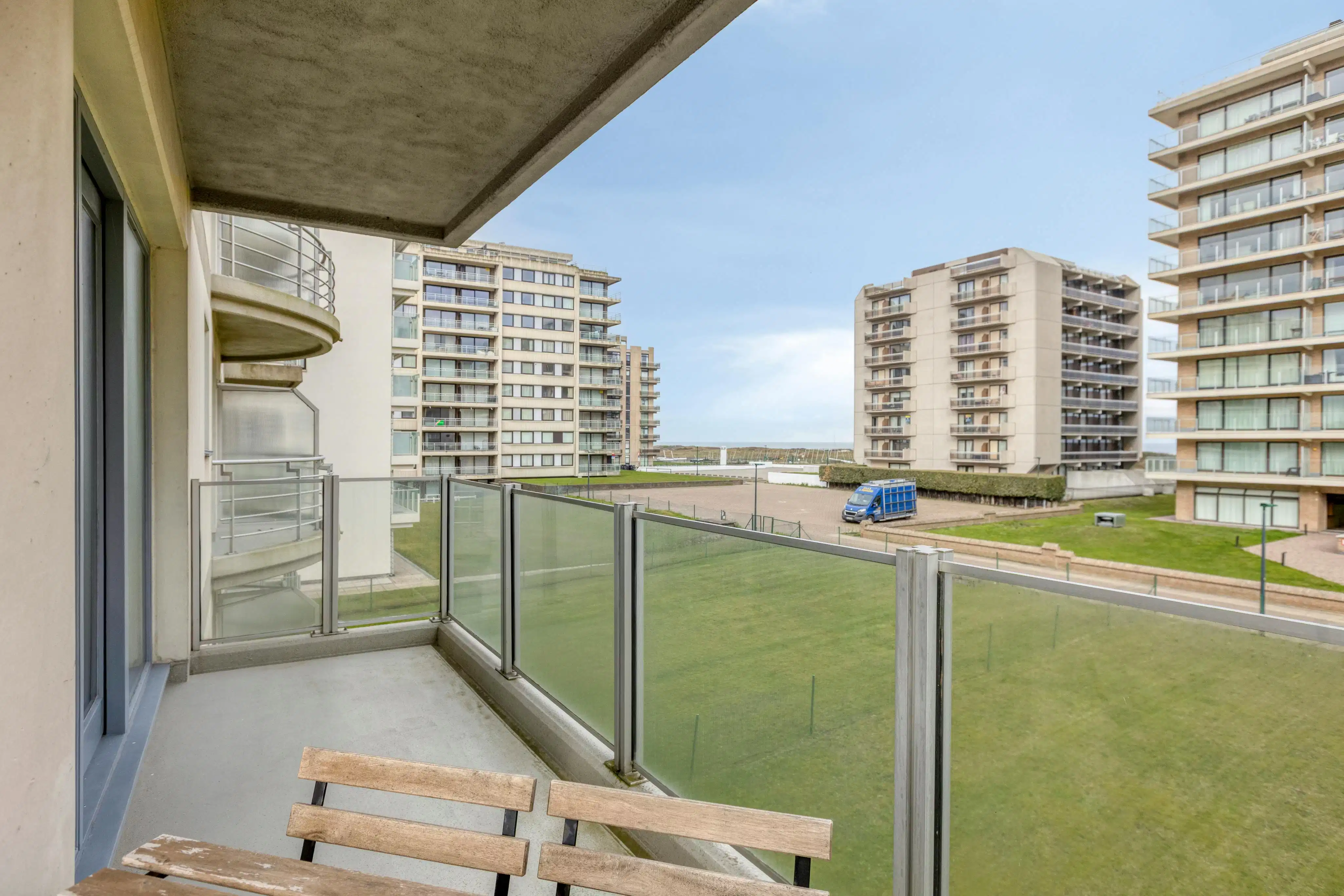 Hoekappartement met 2 slaapkamers en zeezicht in De Panne foto 10