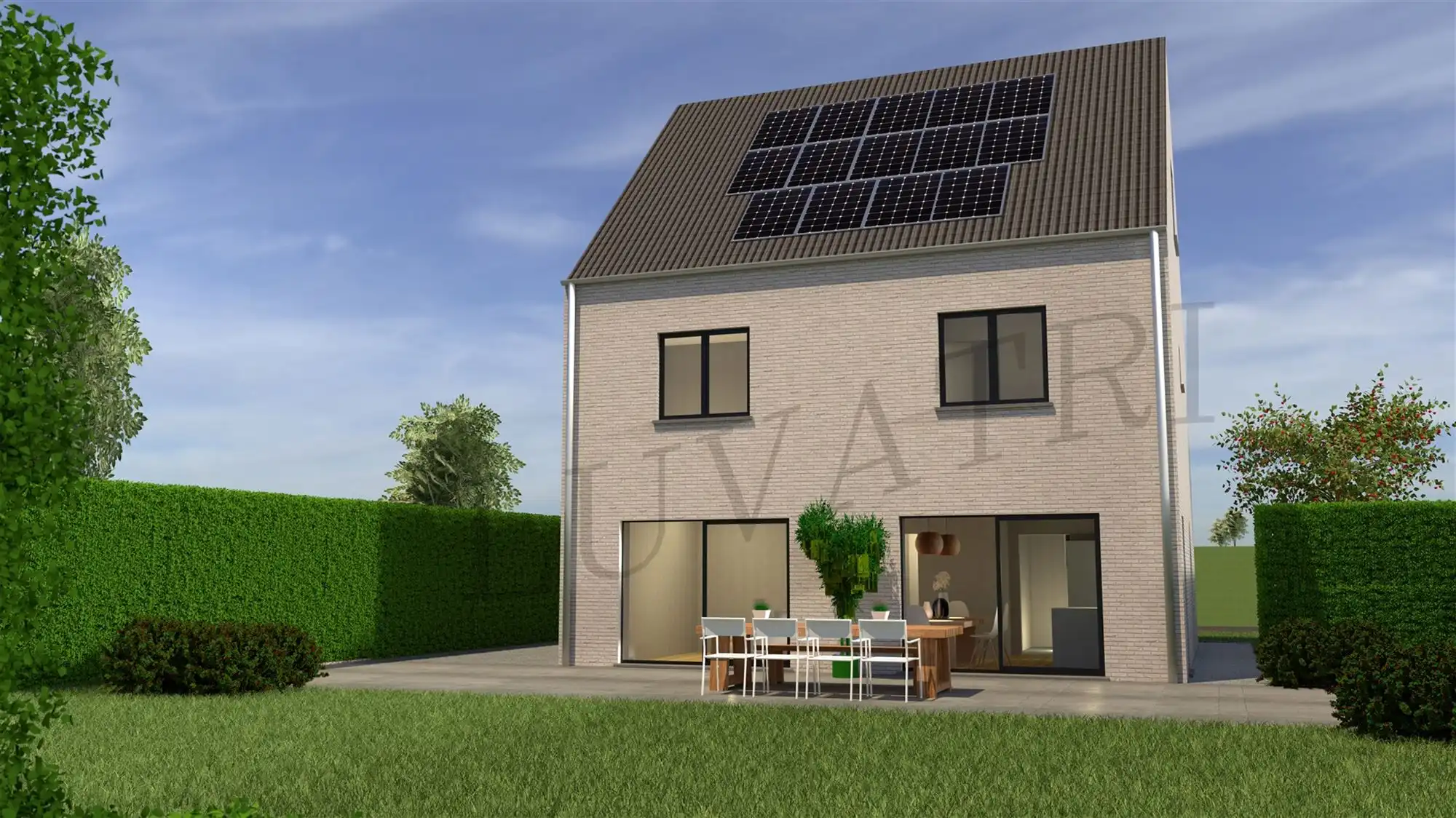 Nieuw te bouwen woning op een perceel van 14 are 63. foto 2