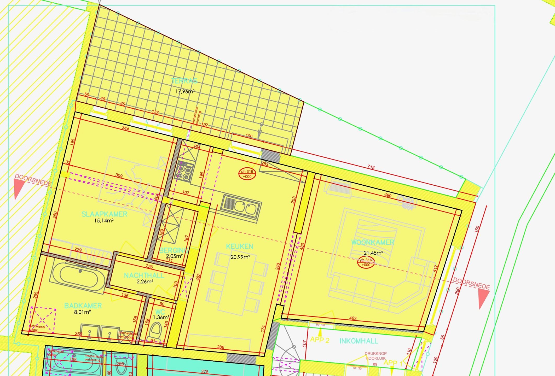 Rustig gelegen, gelijkvloers appartement met terras. foto 15
