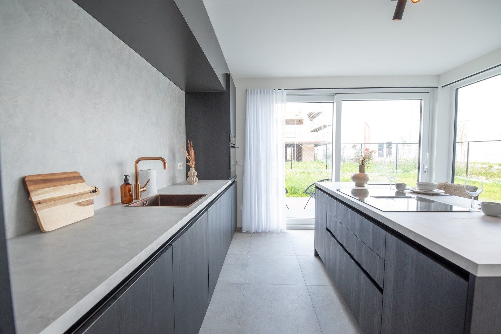 Moderne halfopen bebouwing (Lot 2) in RivaHof te Dentergem. foto 8