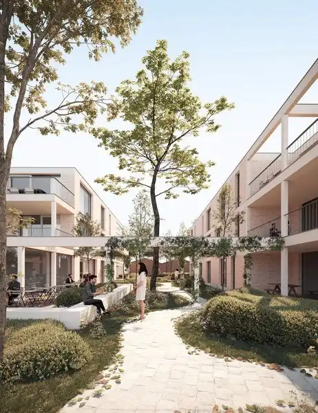 Nieuwbouw commercieel gelijkvloers te koop aan station Eke-Nazareth foto 12