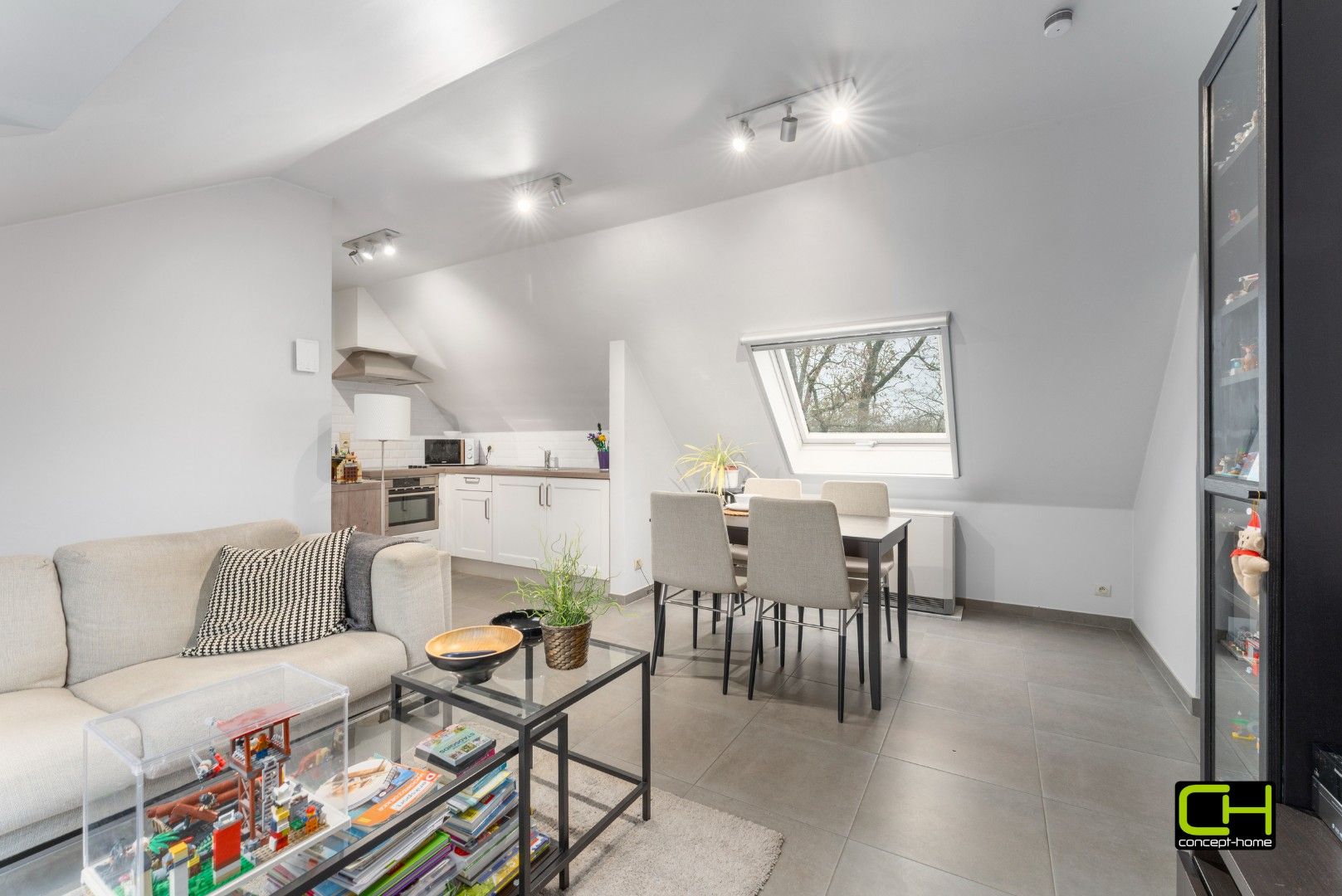 Hoofdfoto van de publicatie: Gezellig appartement met 1 slaapkamer te koop in Lievegem