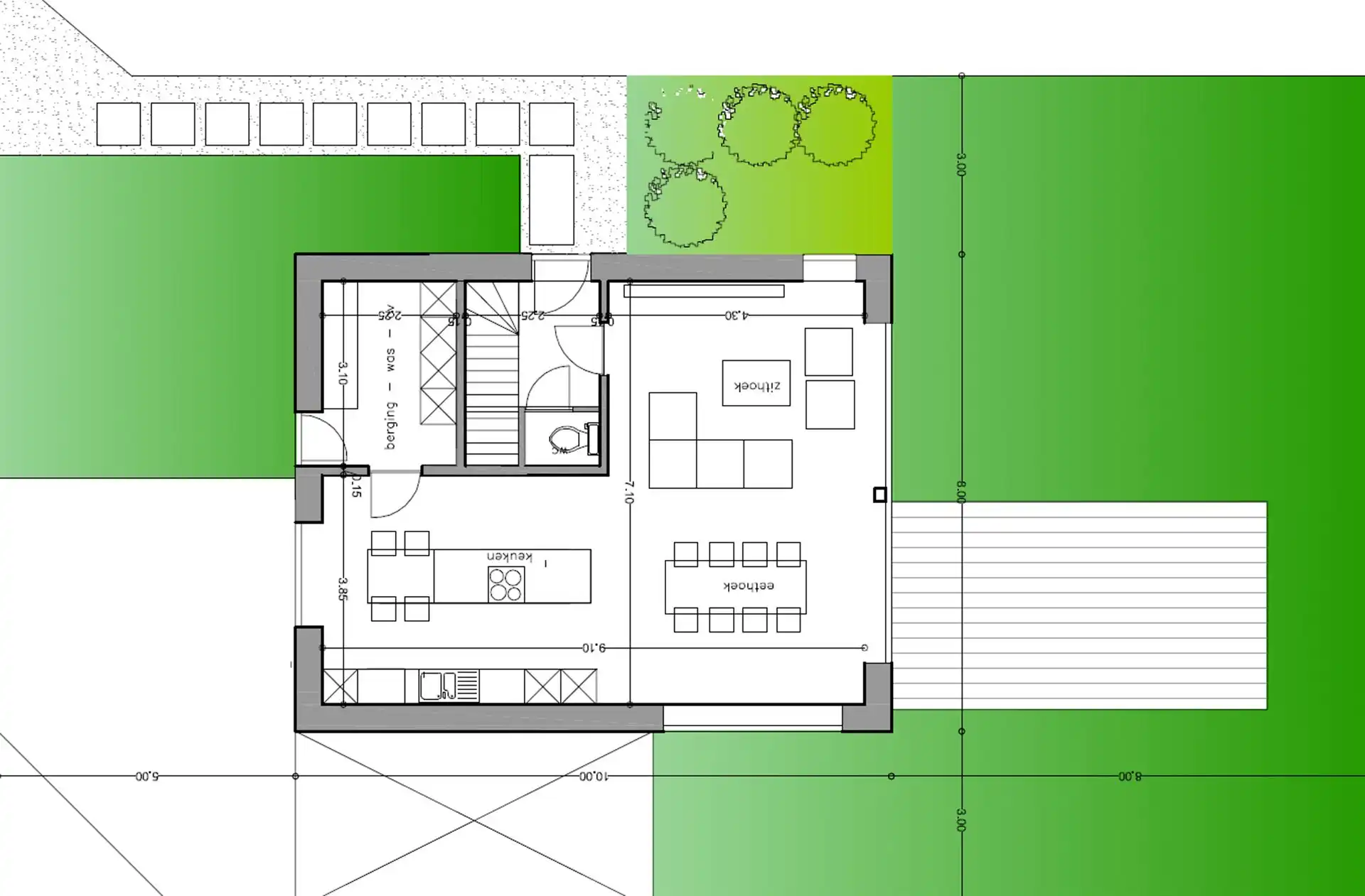 Nieuw te bouwen villa op rustige toplocatie in Sint-Lodewijk foto 3