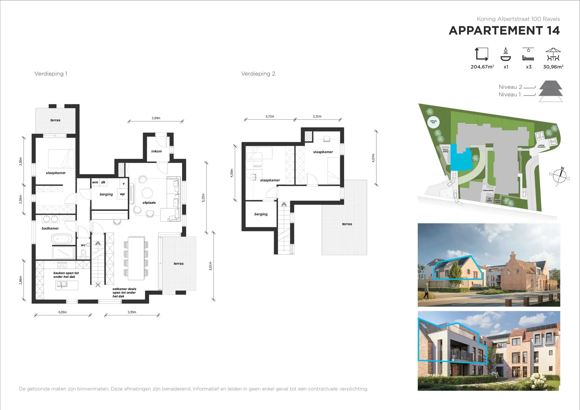 Meer huis dan appartement: penthouse met 3 terrassen foto 6