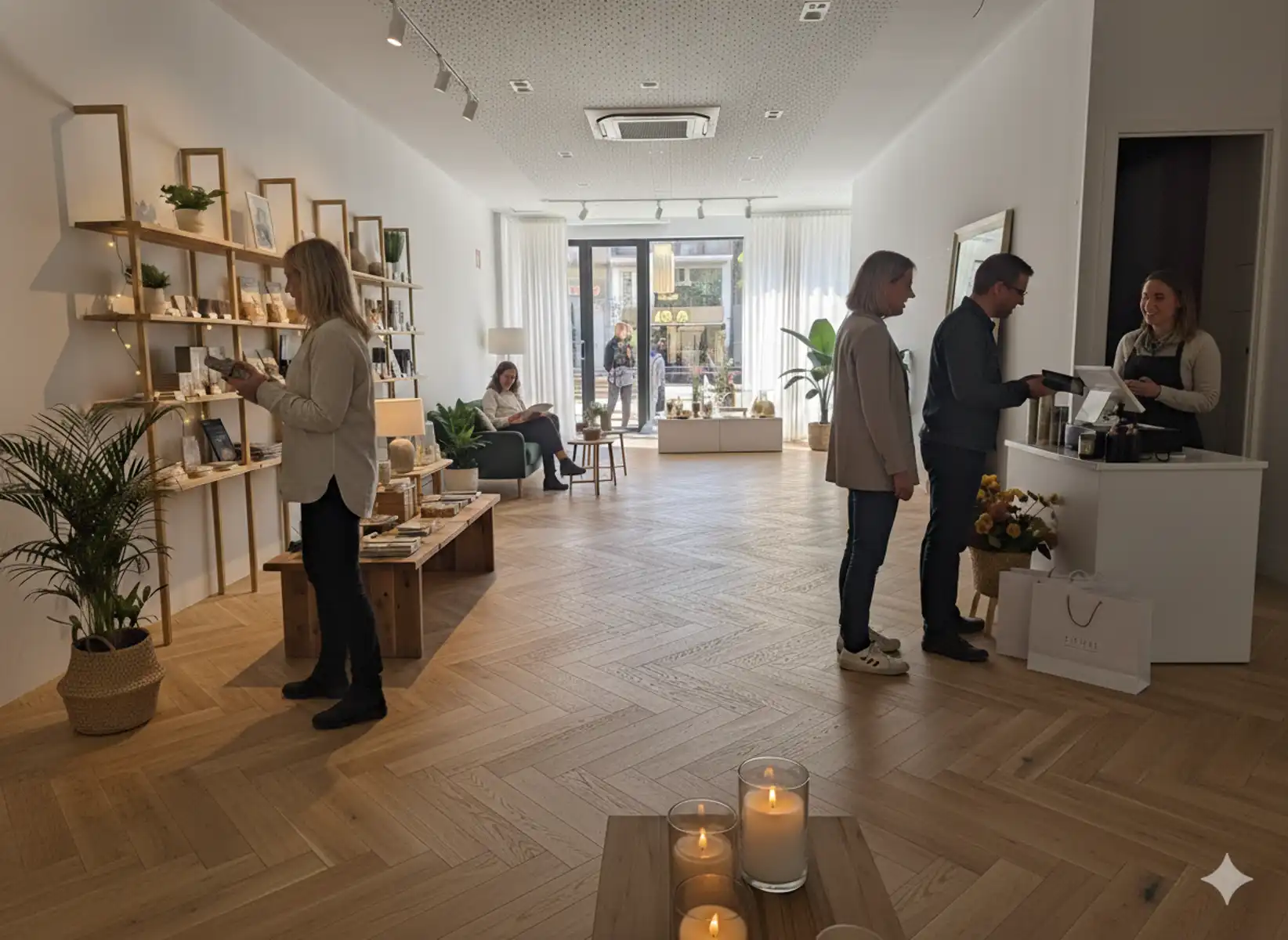 Commercieel pand met hoge vitrine in Mortsel foto {{pictureIndex}}