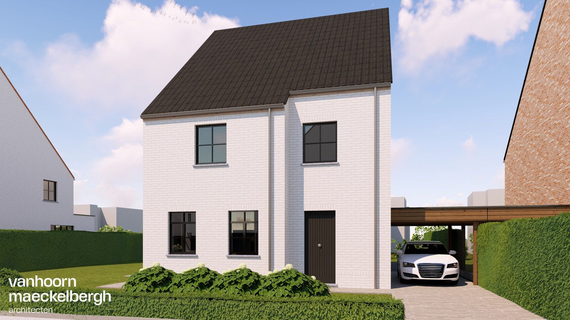 Nieuwbouwvilla in residentiële buurt nabij het centrum van Gistel foto 5