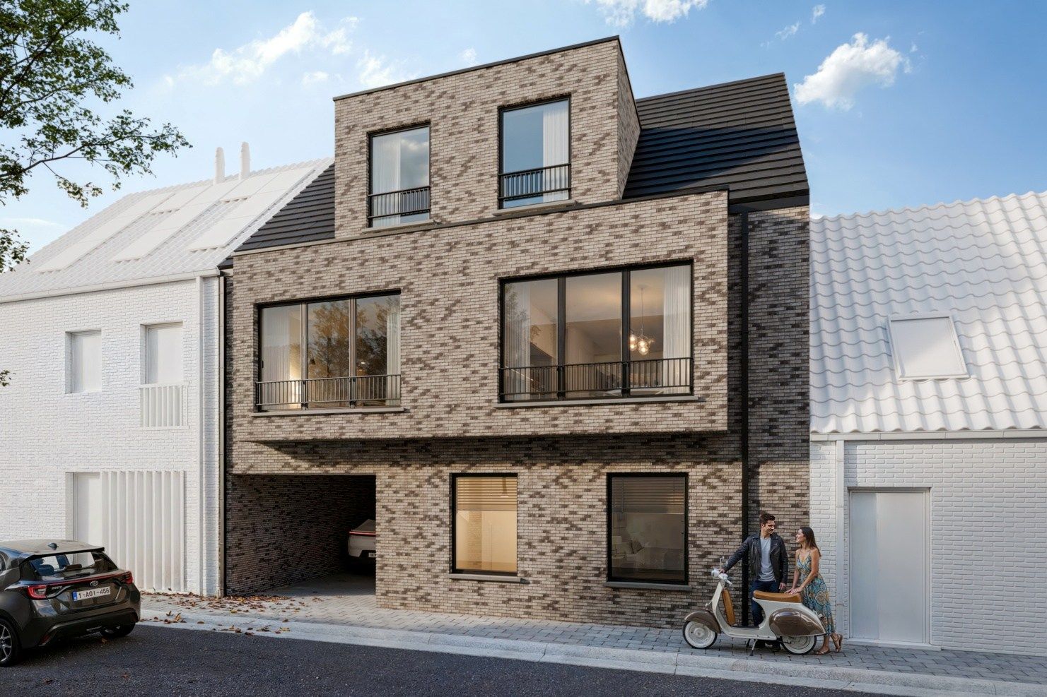 Nieuw duplex-appartement met terras te Maldegem foto 5