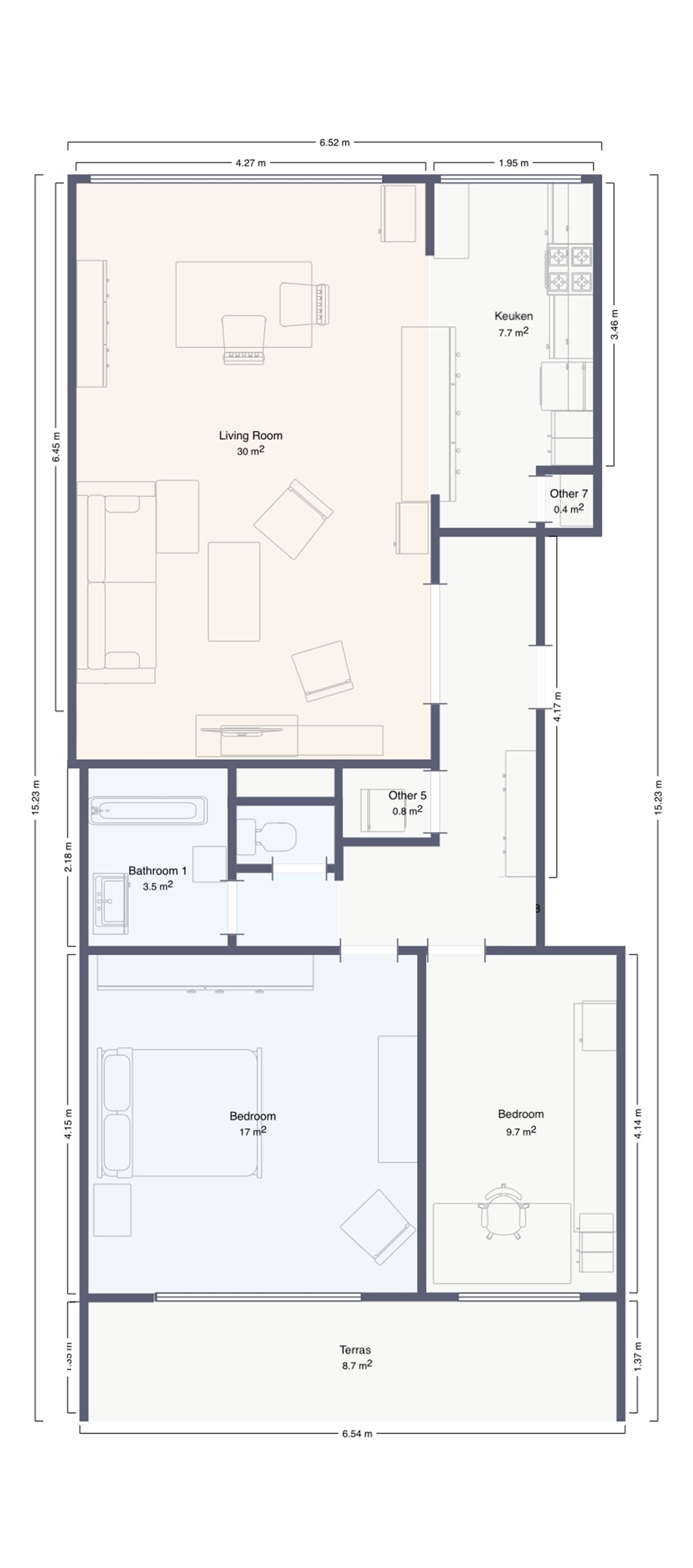 Licht en Energiezuinig Appartement met Uitzicht op Antwerpen foto 14