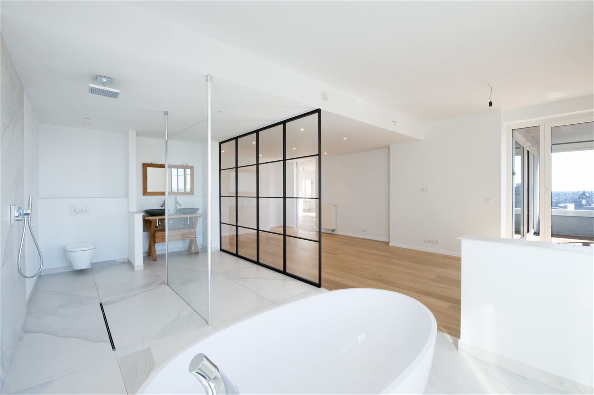 Exclusief appartement met panoramisch uitzicht over Brussel van ± 180 m² foto 7