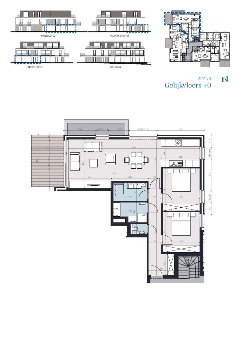 Denderleeuw, Anjelierenlaan - Steenweg - Fase 3 (Anjelierenlaan) - appartementen: Lot 12A/0.2 foto 2