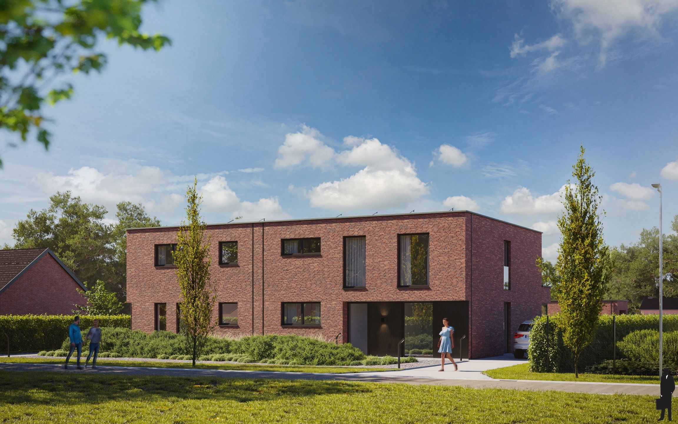 Moderne BEN nieuwbouwwoning met 4 slaapkamers te Wuustwezel! foto {{pictureIndex}}