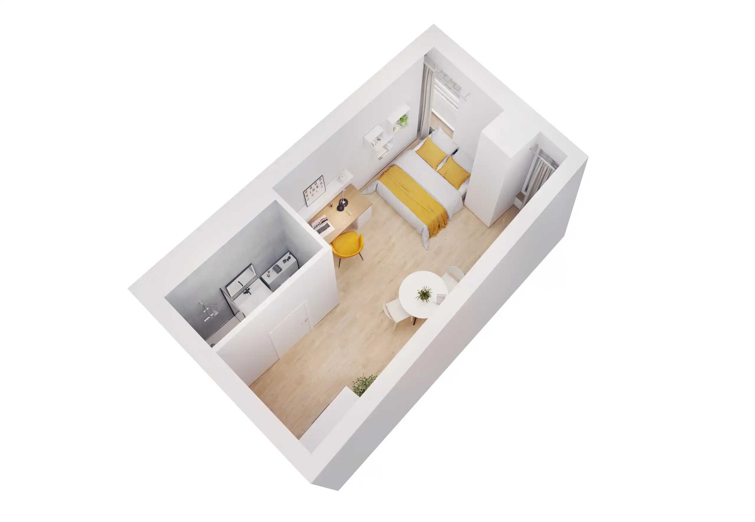 Techtower Kortrijk – Studentenkot Confort foto 2