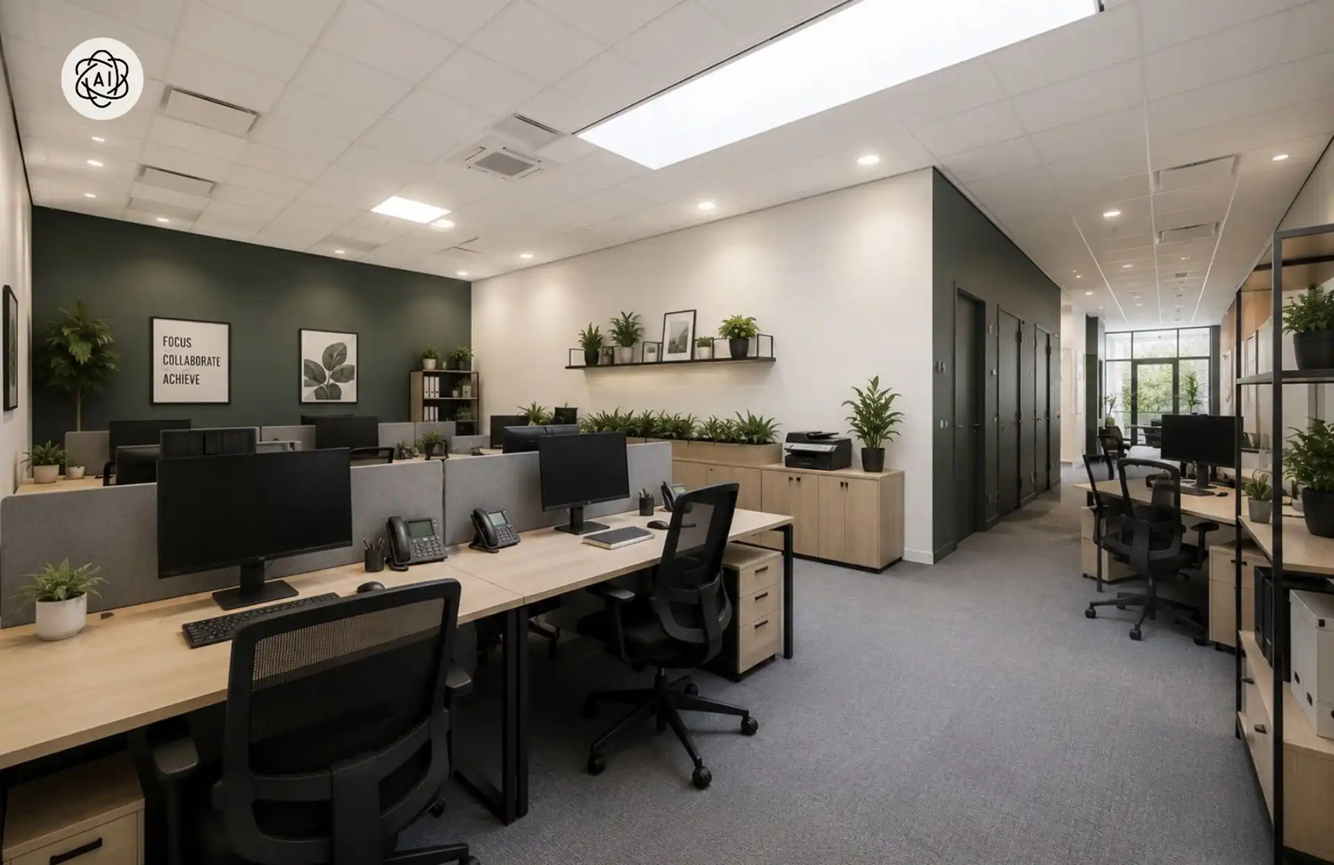 Topgelegen kantoorruimte van 450m2, veel potentieel foto 17