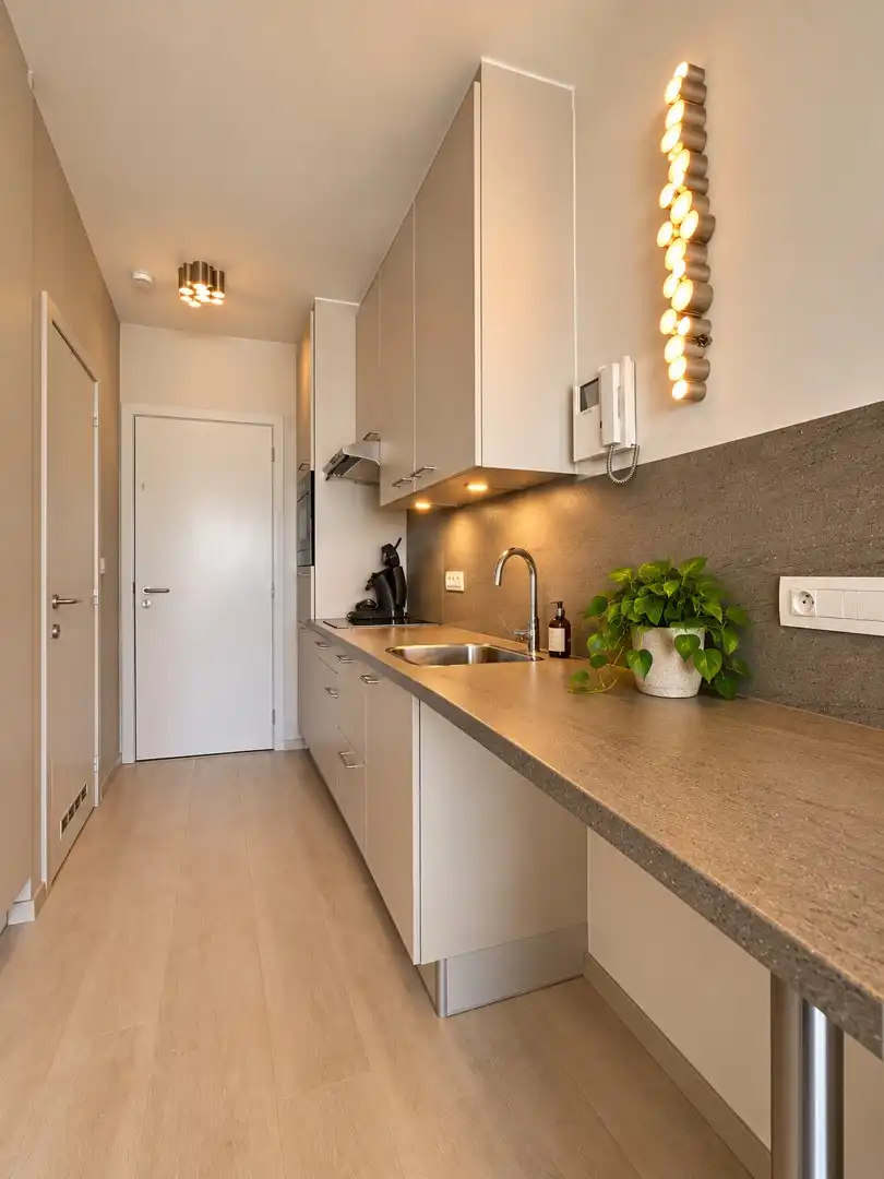 Charmante studio met frontaal zeezicht op de Zeedijk van Zeebrugge foto 5