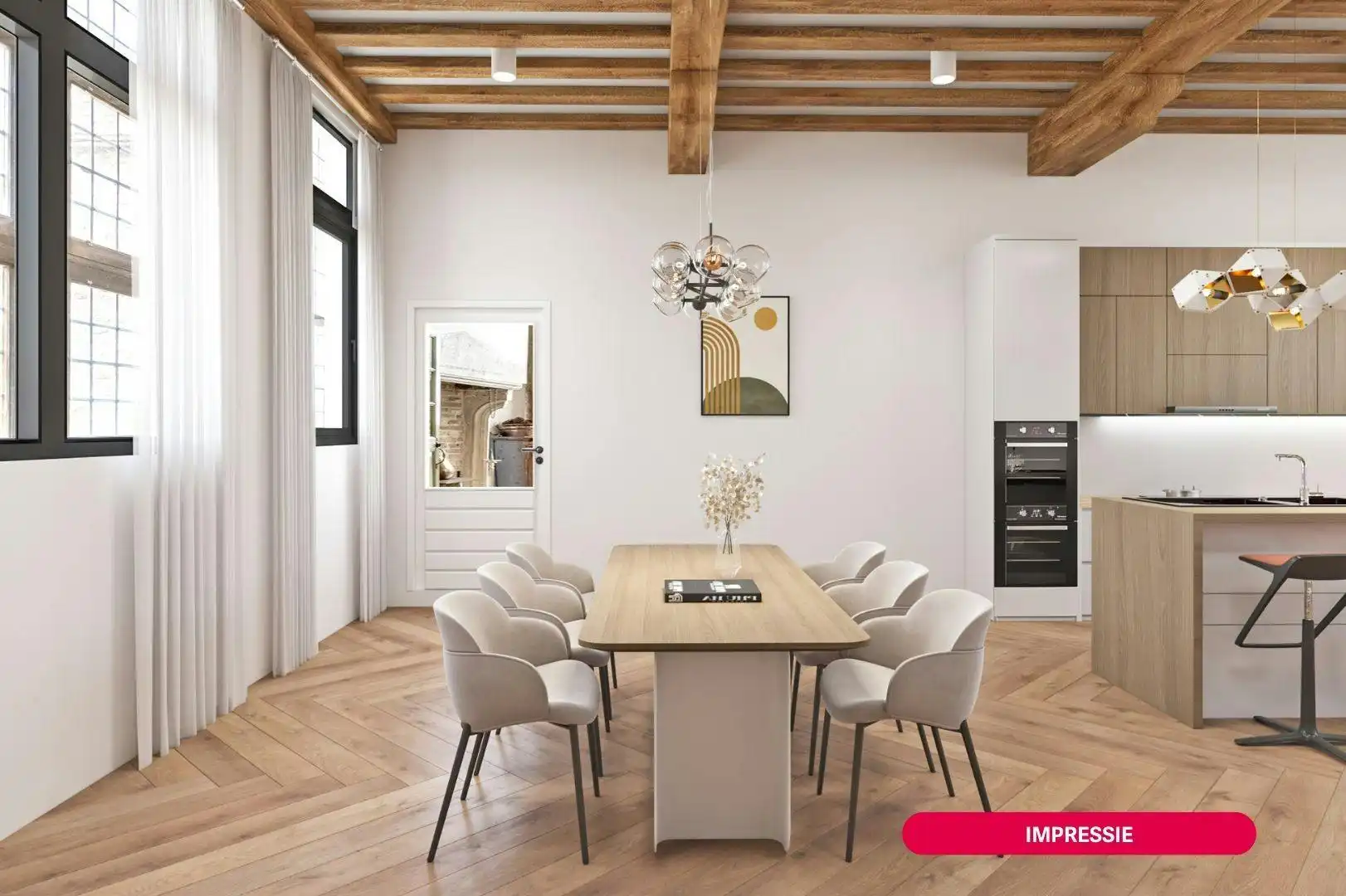 Karaktervol herenhuis met houten gevel te koop in Brugge foto 2