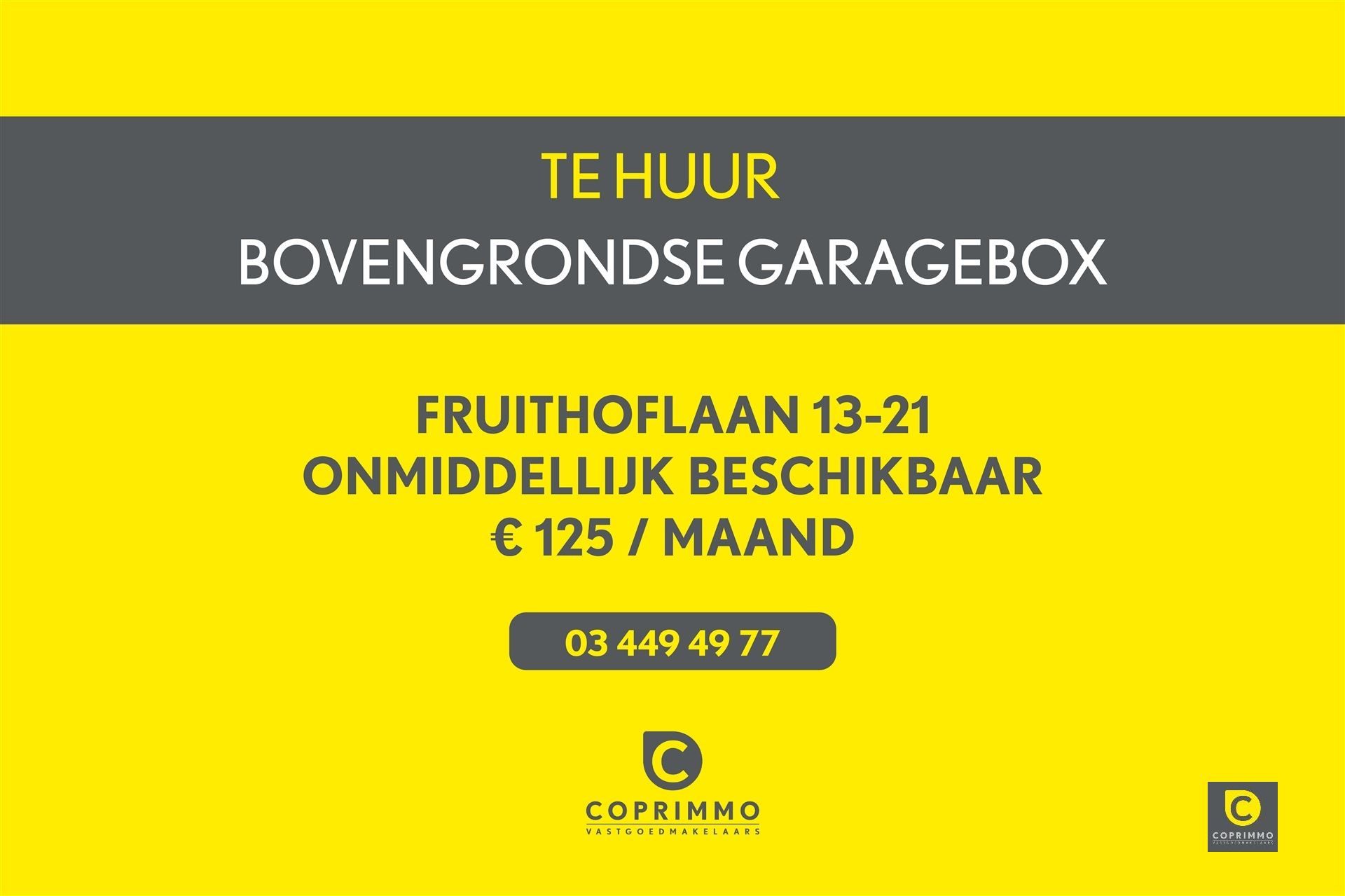 Garage te huur Fruithoflaan 13-21/BOX - 2600 BERCHEM