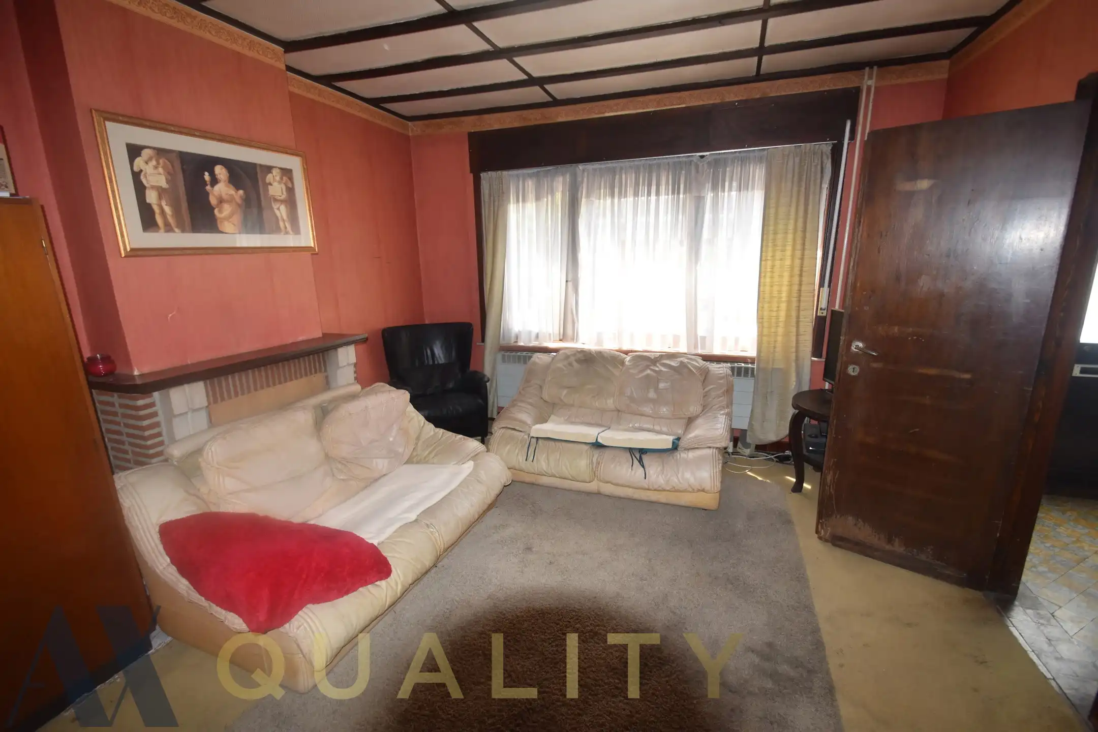 Nabij het centrum van Lebbeke gelegen te renov. rijwoning of bouwgrond op een terrein van 2 are 80 ca.  foto 4