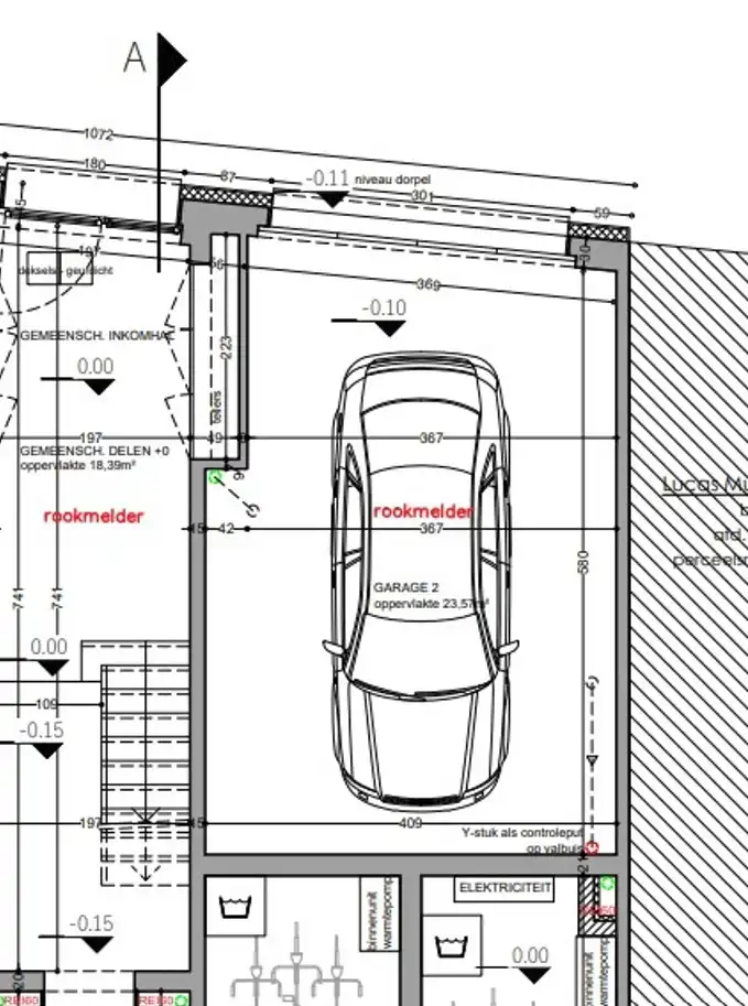 Ruime garage te koop Gent centrum foto 2