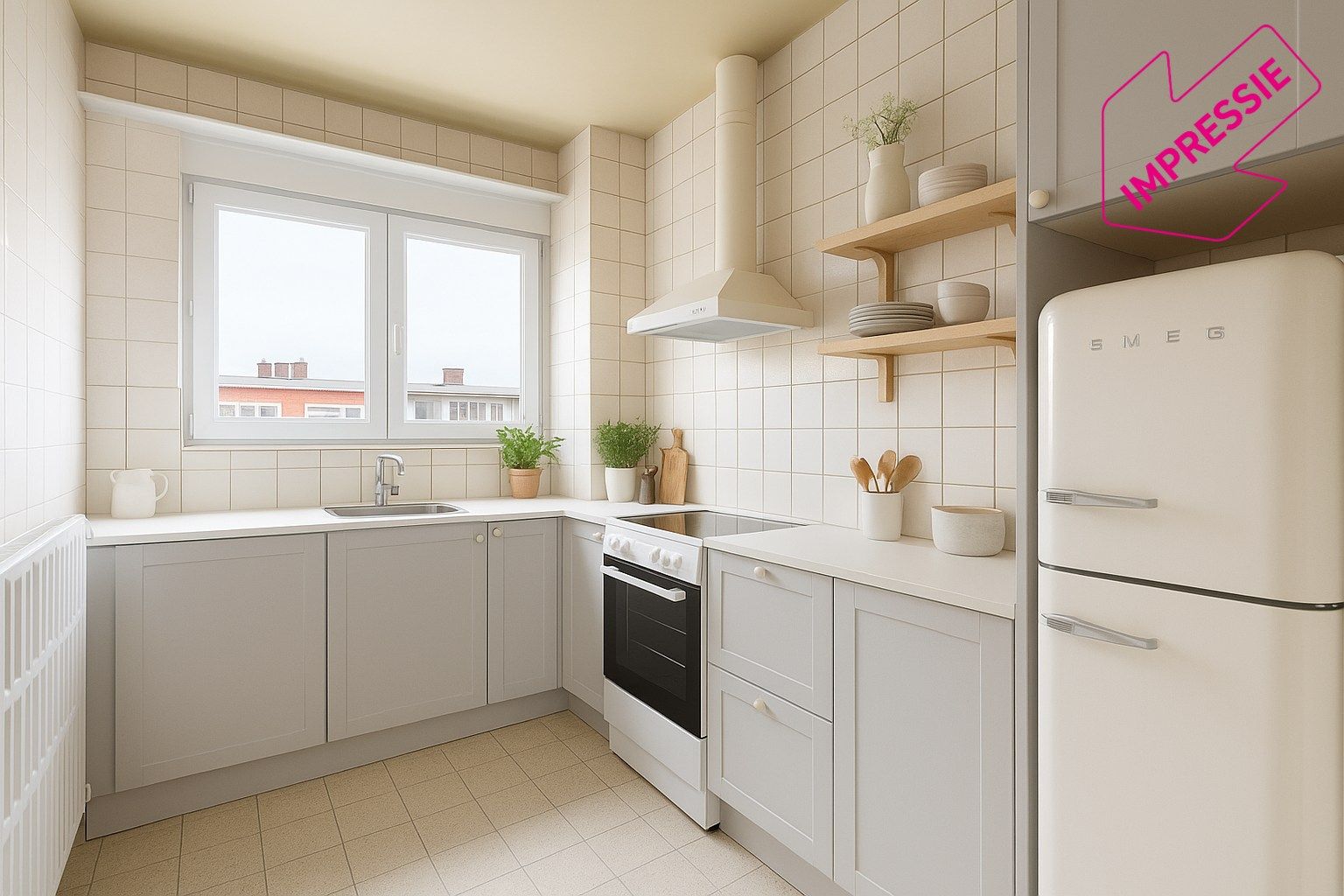 Ruim, licht appartement met 2 slaapkamers en terras foto 6