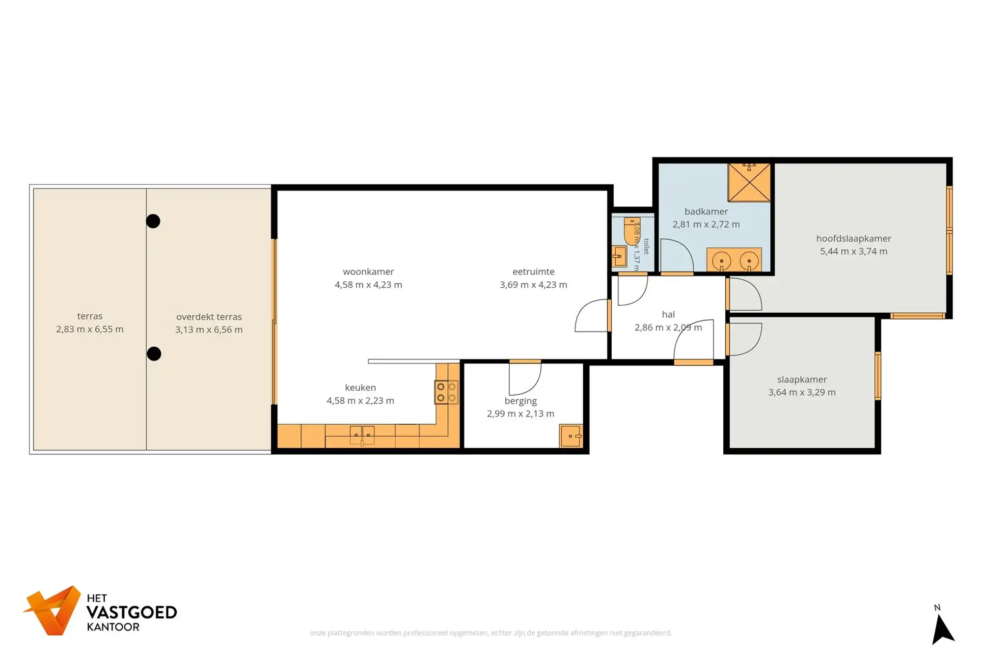 RUIM 2 SLAAPKAMER APPARTEMENT MET ZICHT OVER DE GEMEENSCHAPPELIJKE TUIN foto 26