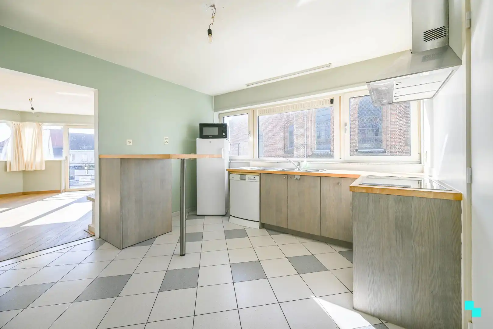 Duplexappartement in centrum van Sint-Baafs-Vijve foto 7