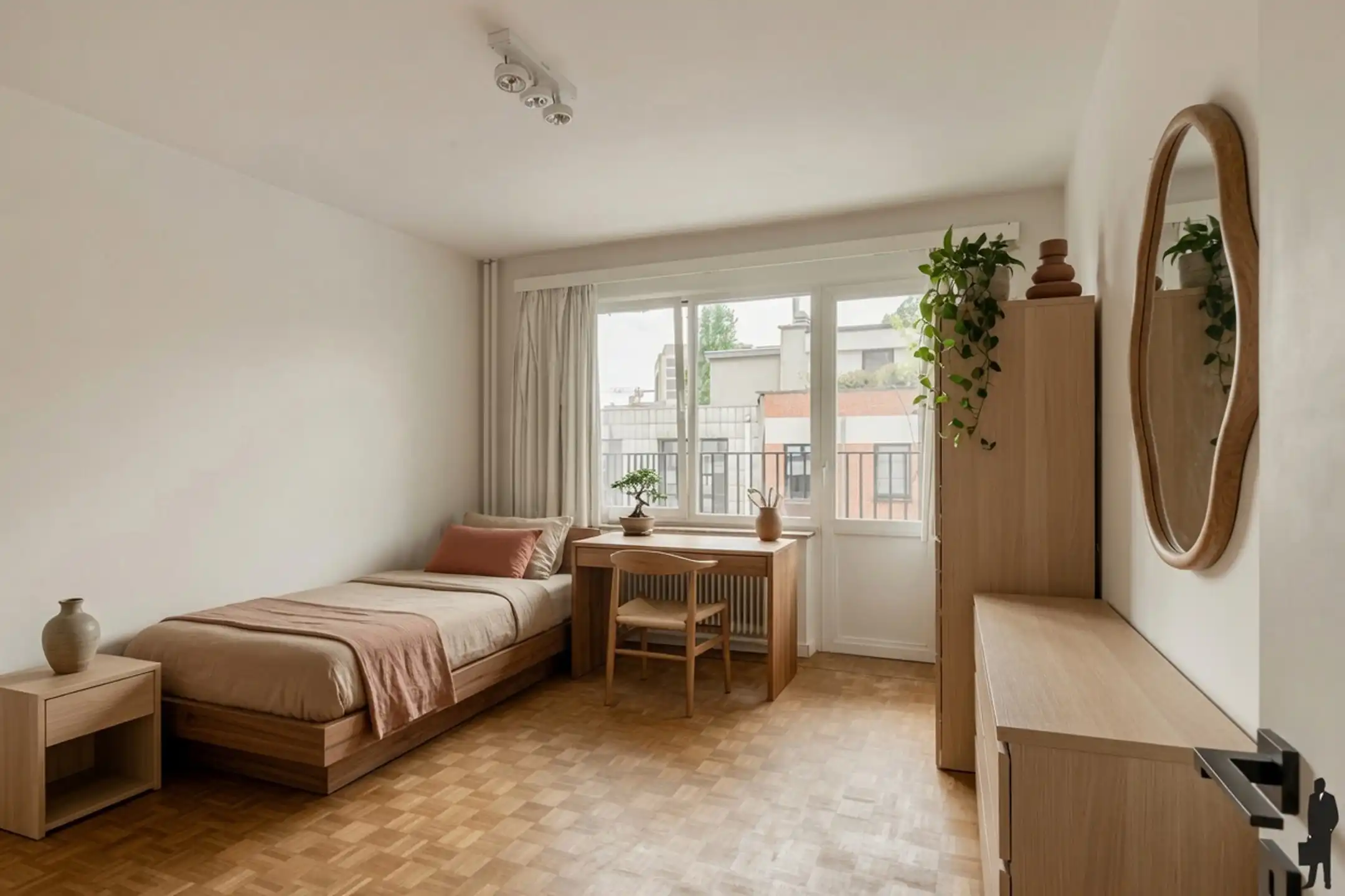 Ruim appartement op centrale locatie met terras én balkon foto 16