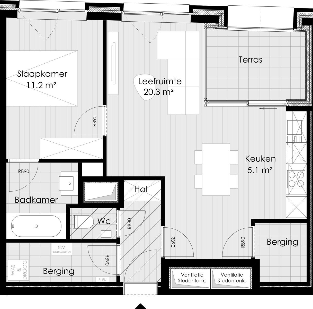 Prachtig gemeubeld appartement met TERRAS foto 13