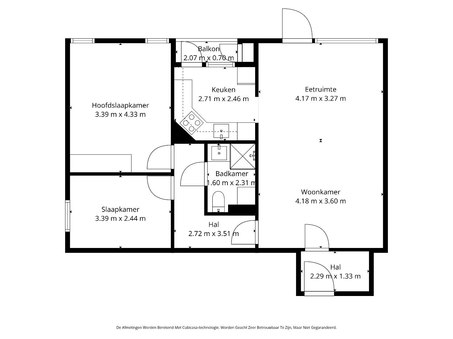VERHUURD APPARTEMENT OP EEN UITSTEKENDE LOCATIE IN LANAKEN-CENTRUM !  foto 17