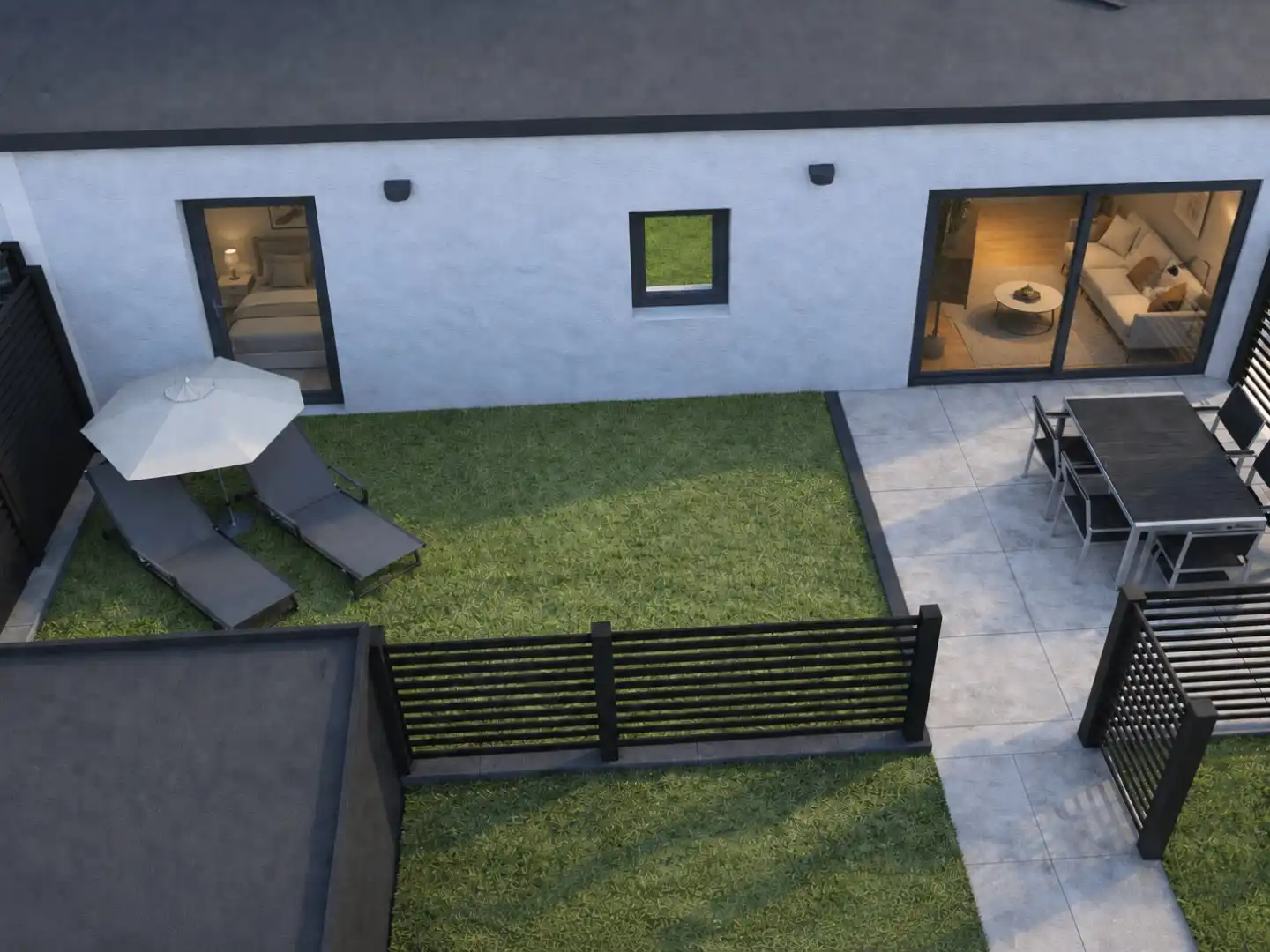 Totaal gerenoveerde vakantiewoning (type bungalow) met 1 slaapkamer te Koksijde.  foto 6