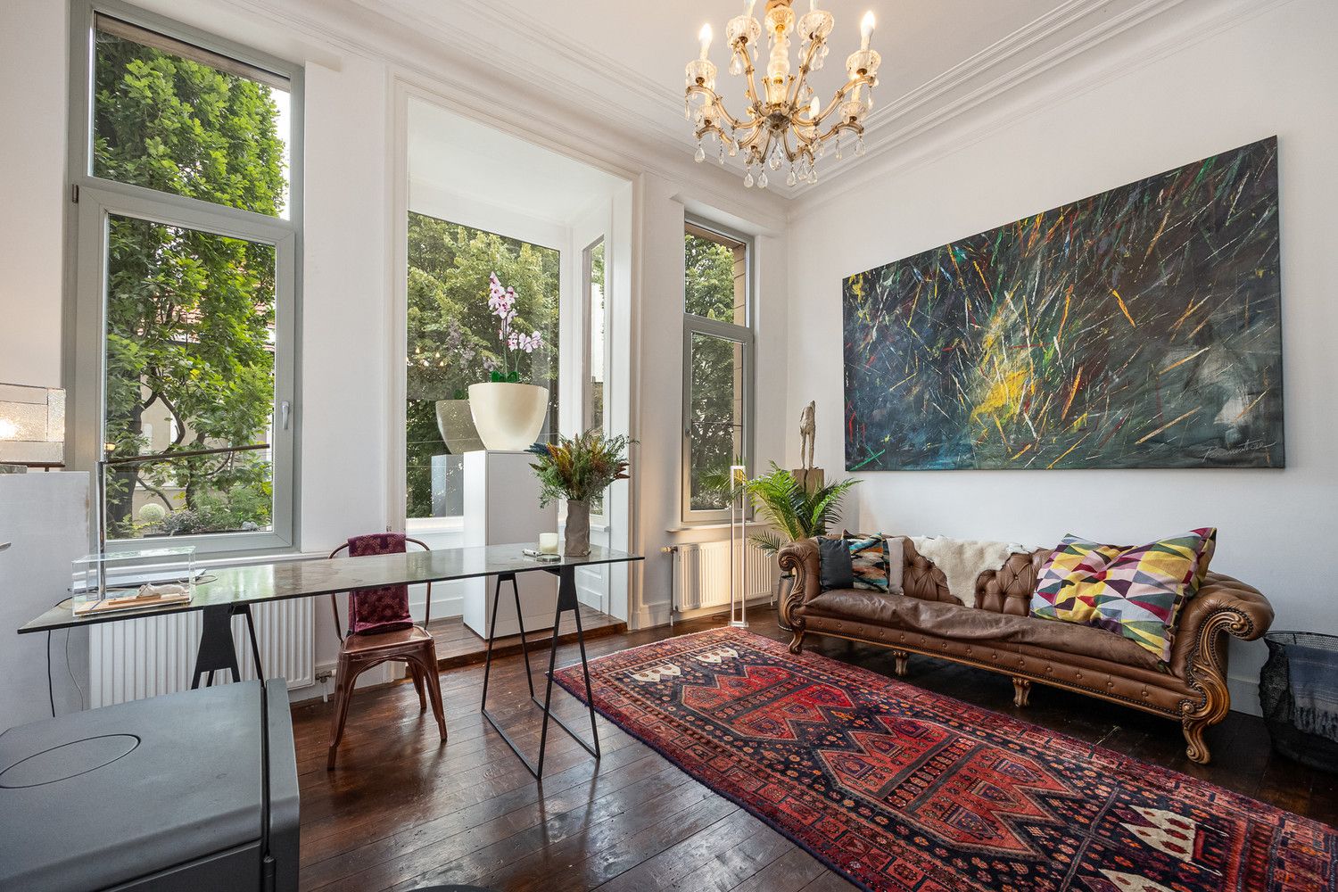 Prachtige gerenoveerde herenwoning van 341 m² in hartje Antwerpen met tal van mogelijkheden: combi wonen/werken of gedeeltelijke verhuurmogelijkheden foto 14