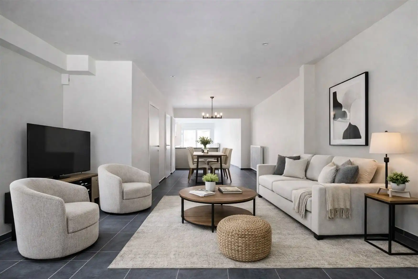 Instapklare woning met 4 kamers en koer in Gent foto 2