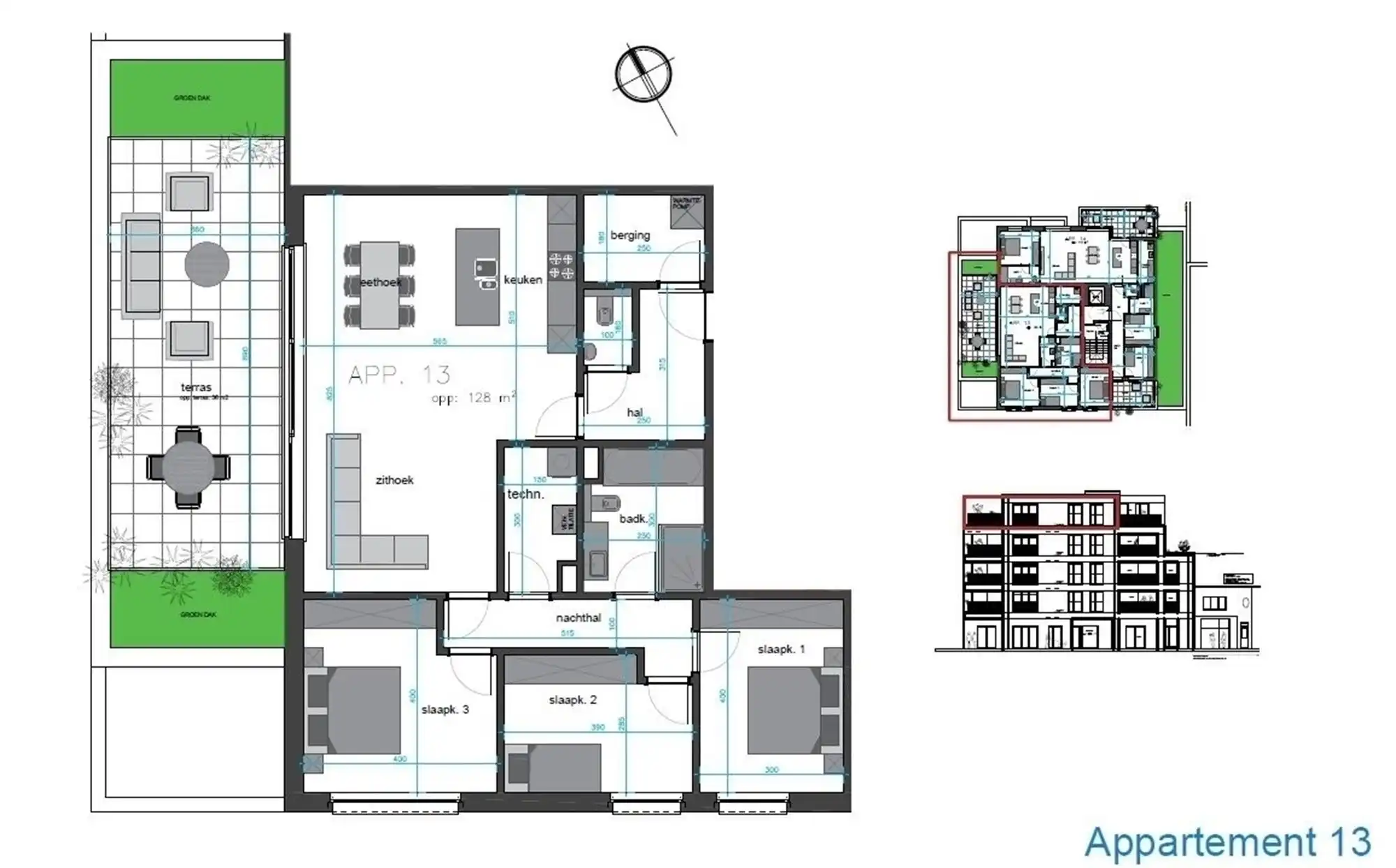 Exclusief nieuwbouw appartement met 3 slaapkamers en groot terras in het centrum van Heist-op-den-Berg foto 18