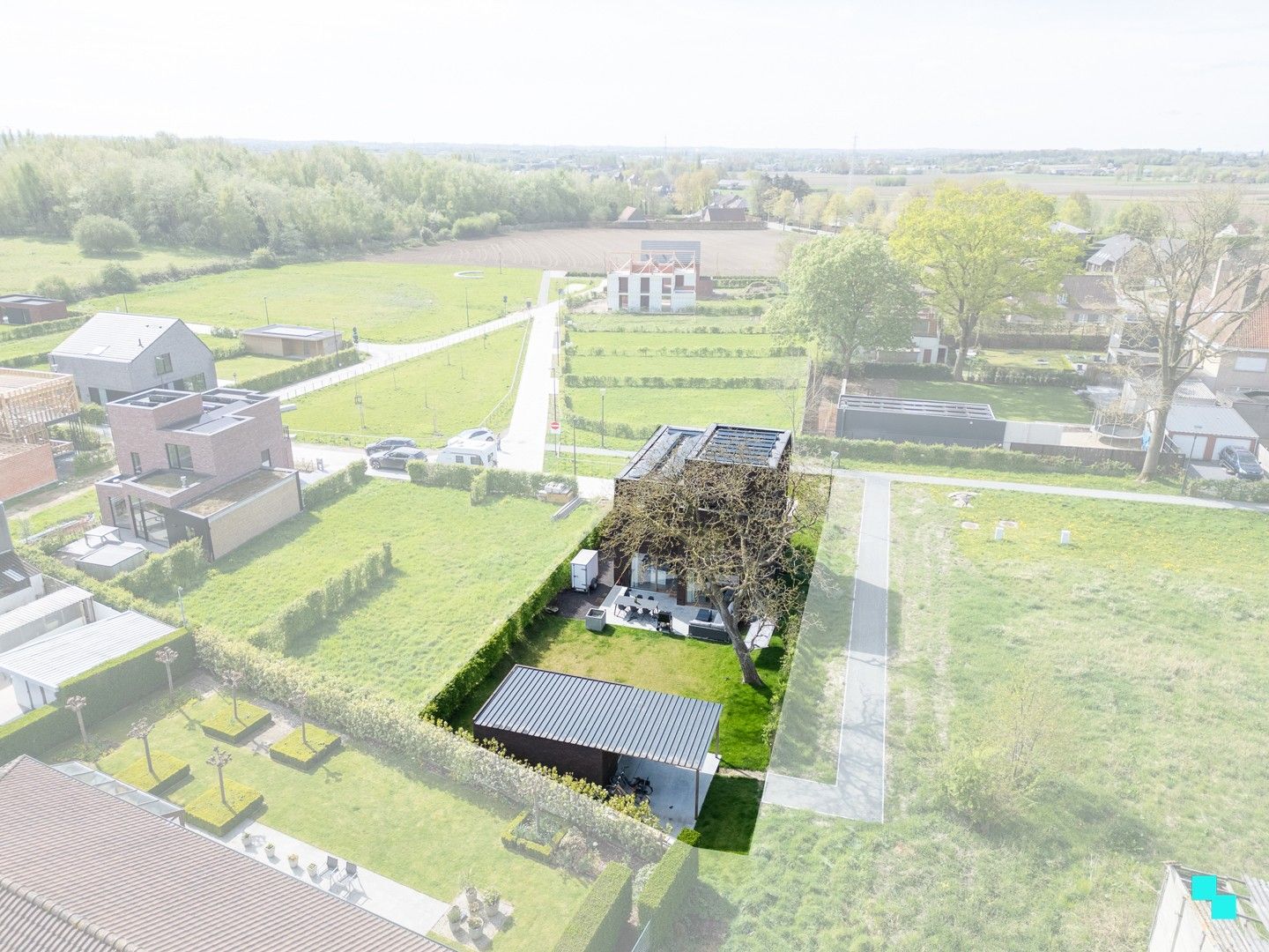 Architecturale (quasi)nieuwbouwwoning op rustige verkaveling te Lendelede foto 13
