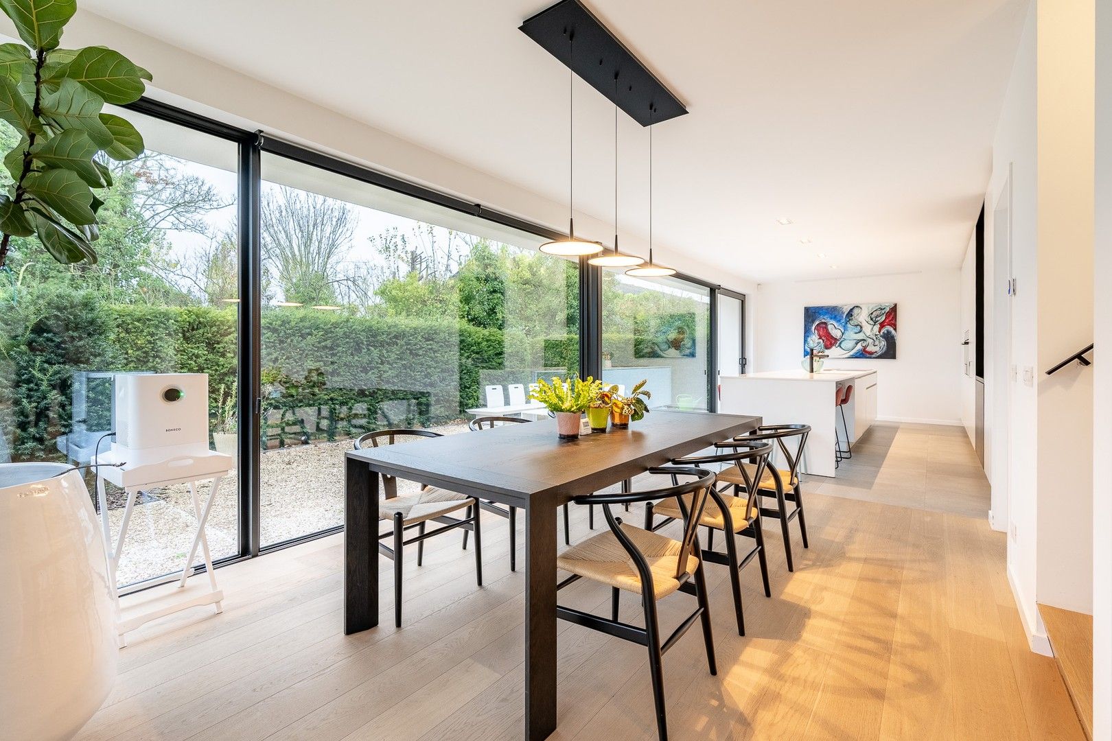 Prachtige hedendaagse villa met zonnige tuin en terrassen op fietsafstand van de zee. foto 9