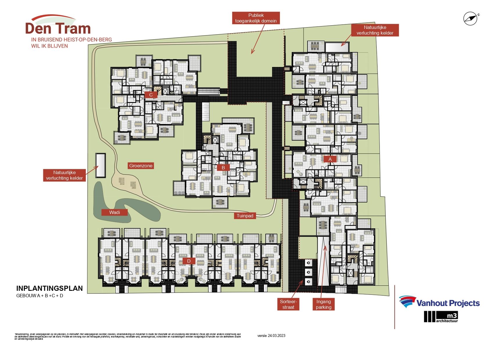 Nieuwbouw GLV app met 3 slpk - 2x terras - tuin - parking foto 19